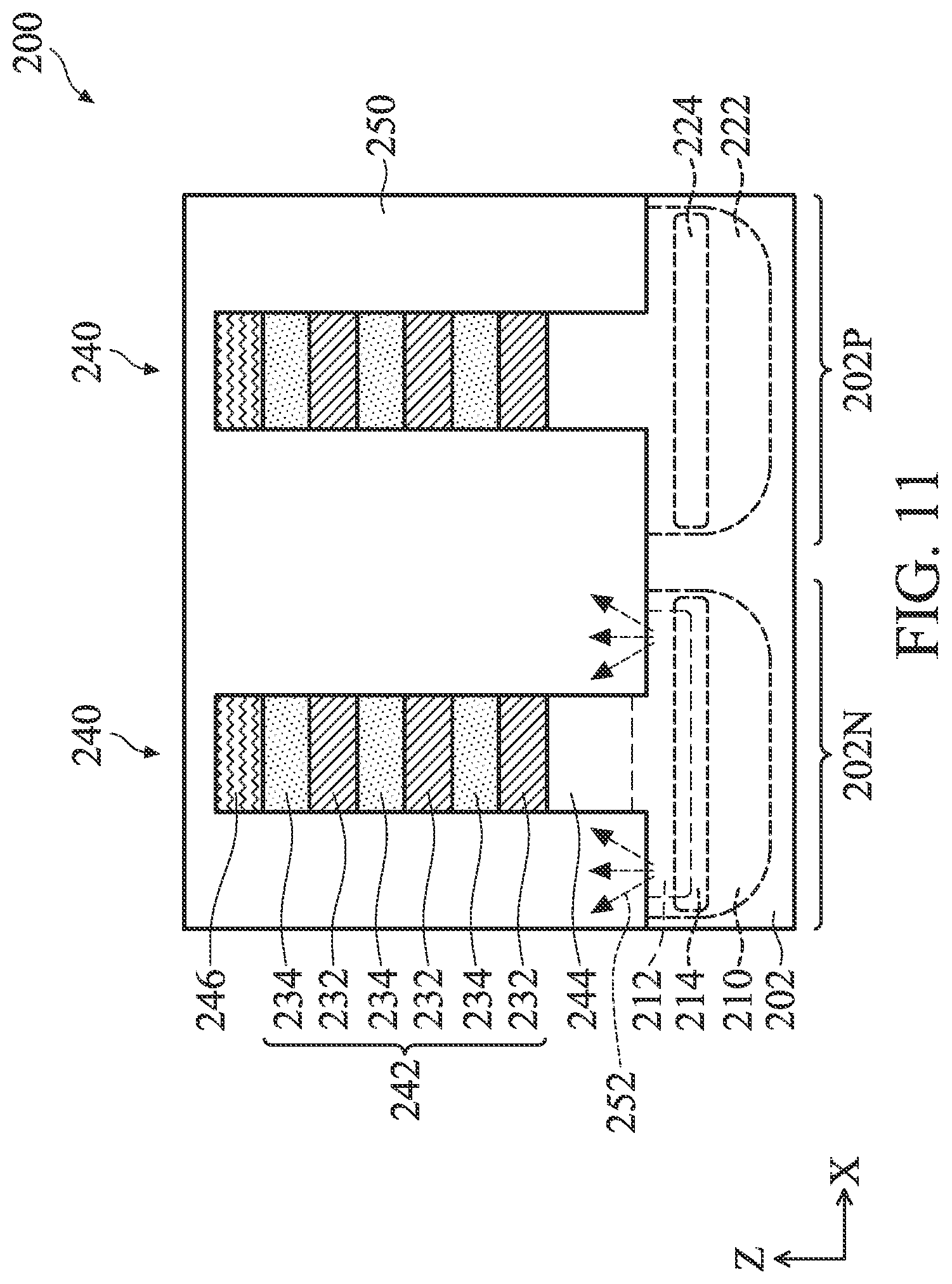 Patent US12426347 Figure 14 – Multi-gate transistor channel height adjustment