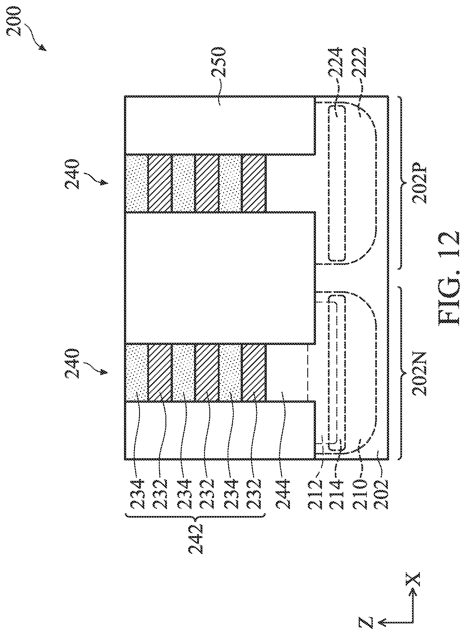 Patent US12426347 Figure 15 – Multi-gate transistor channel height adjustment