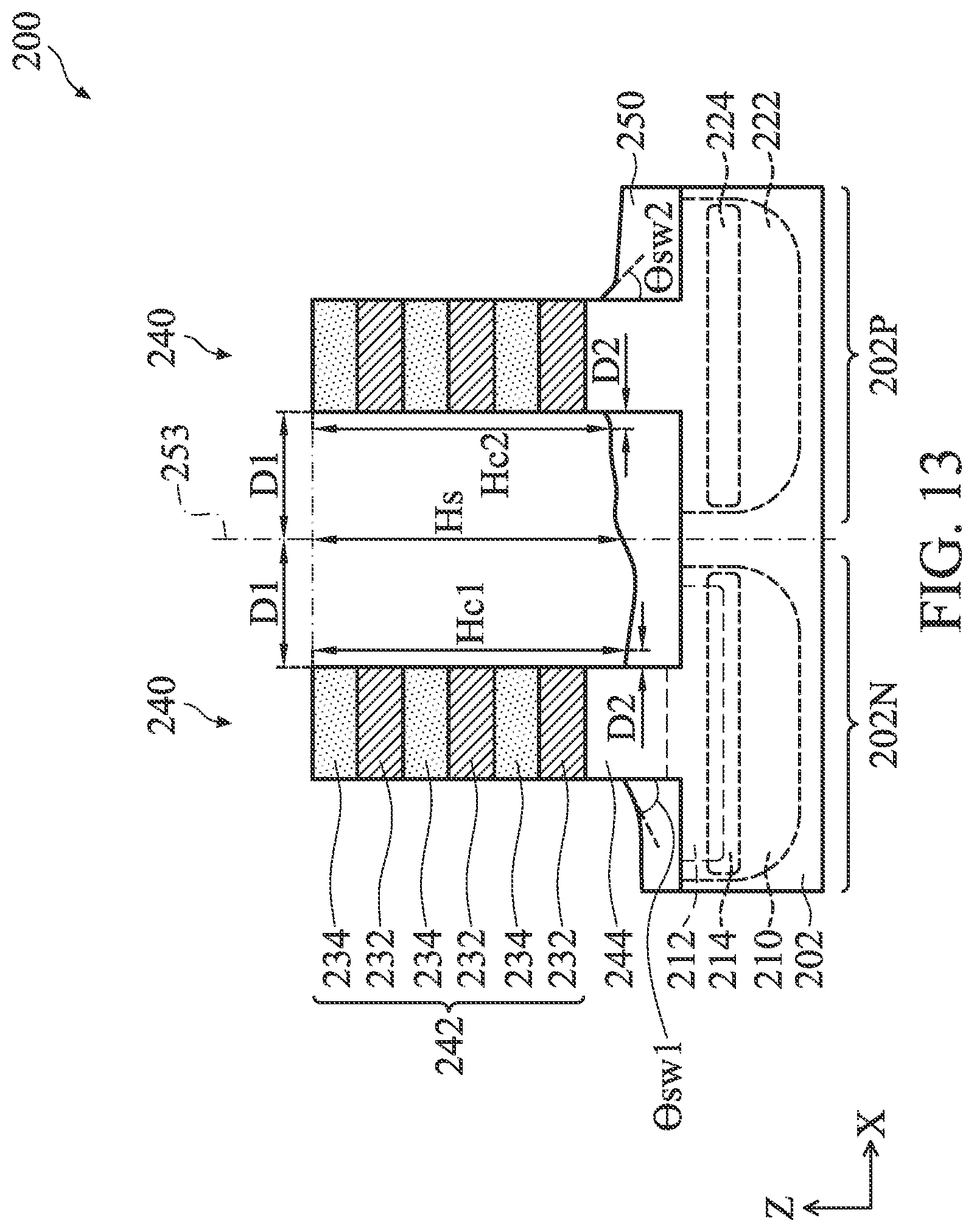 Patent US12426347 Figure 16 – Multi-gate transistor channel height adjustment