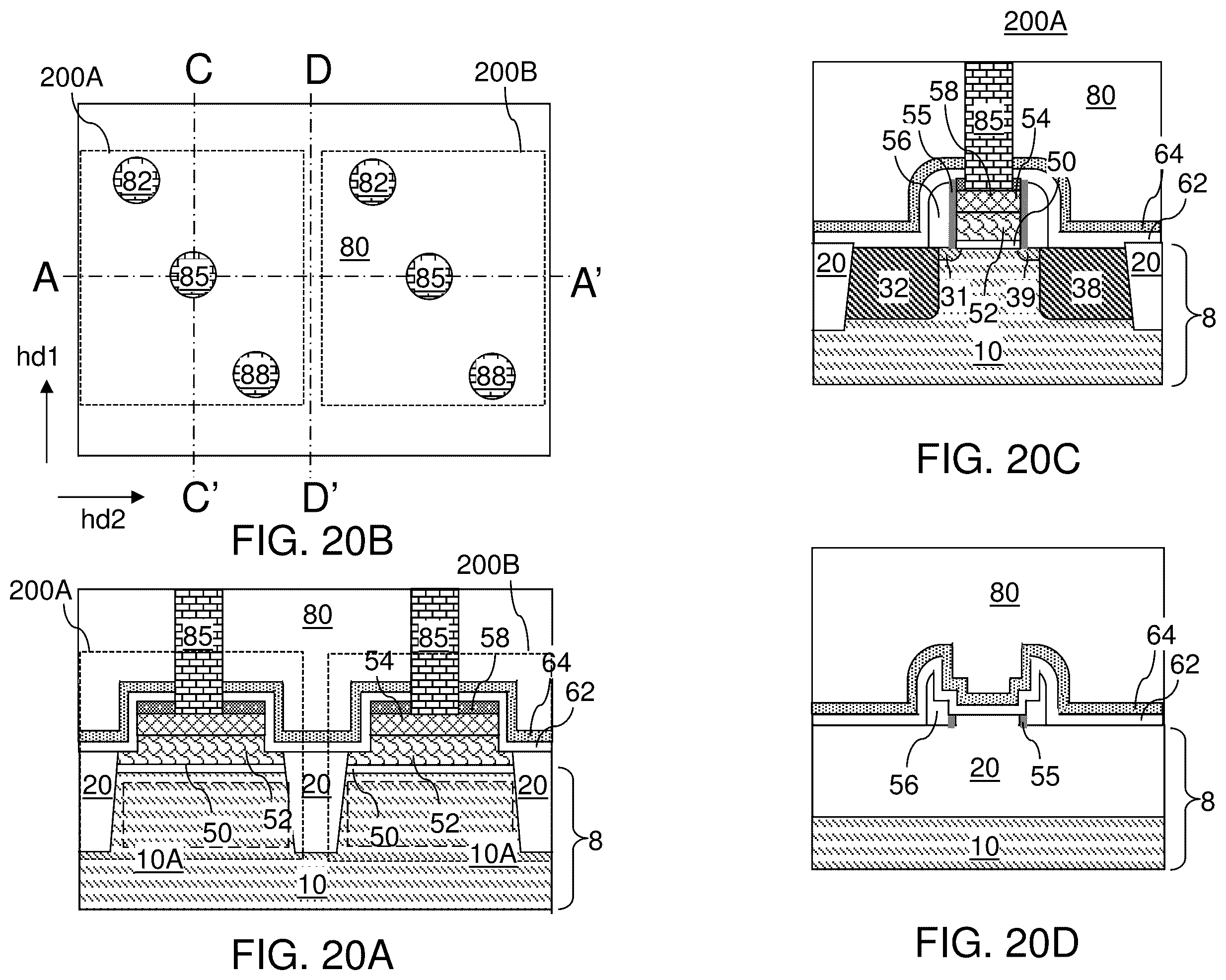 Patent US12426354 Figure 18 – Field effect transistors with reduced gate fringe area and method of making the same