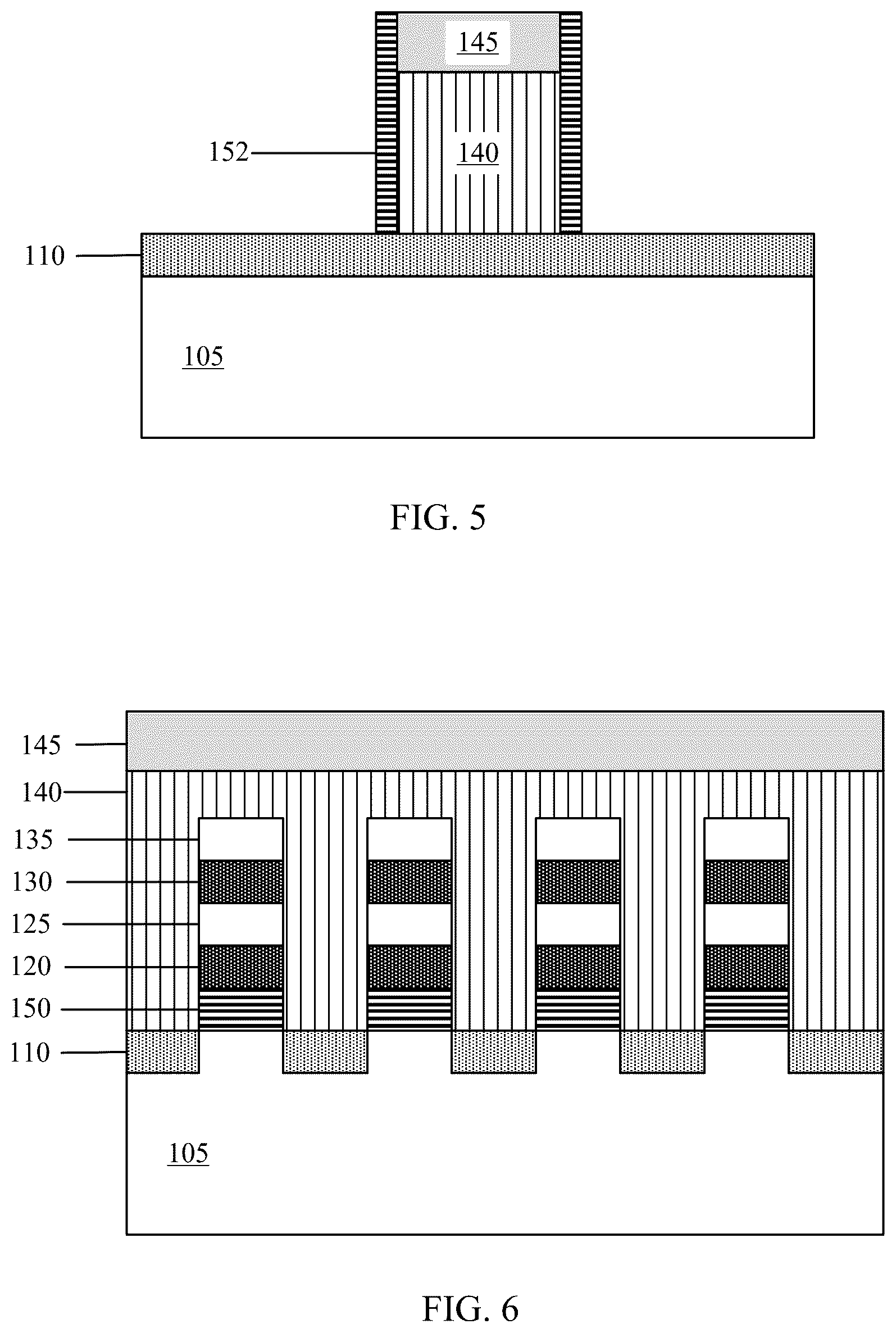 Patent US12426355 Figure 4 – Integration of stacked nanosheets and FINFET that overhangs a bottom spacer