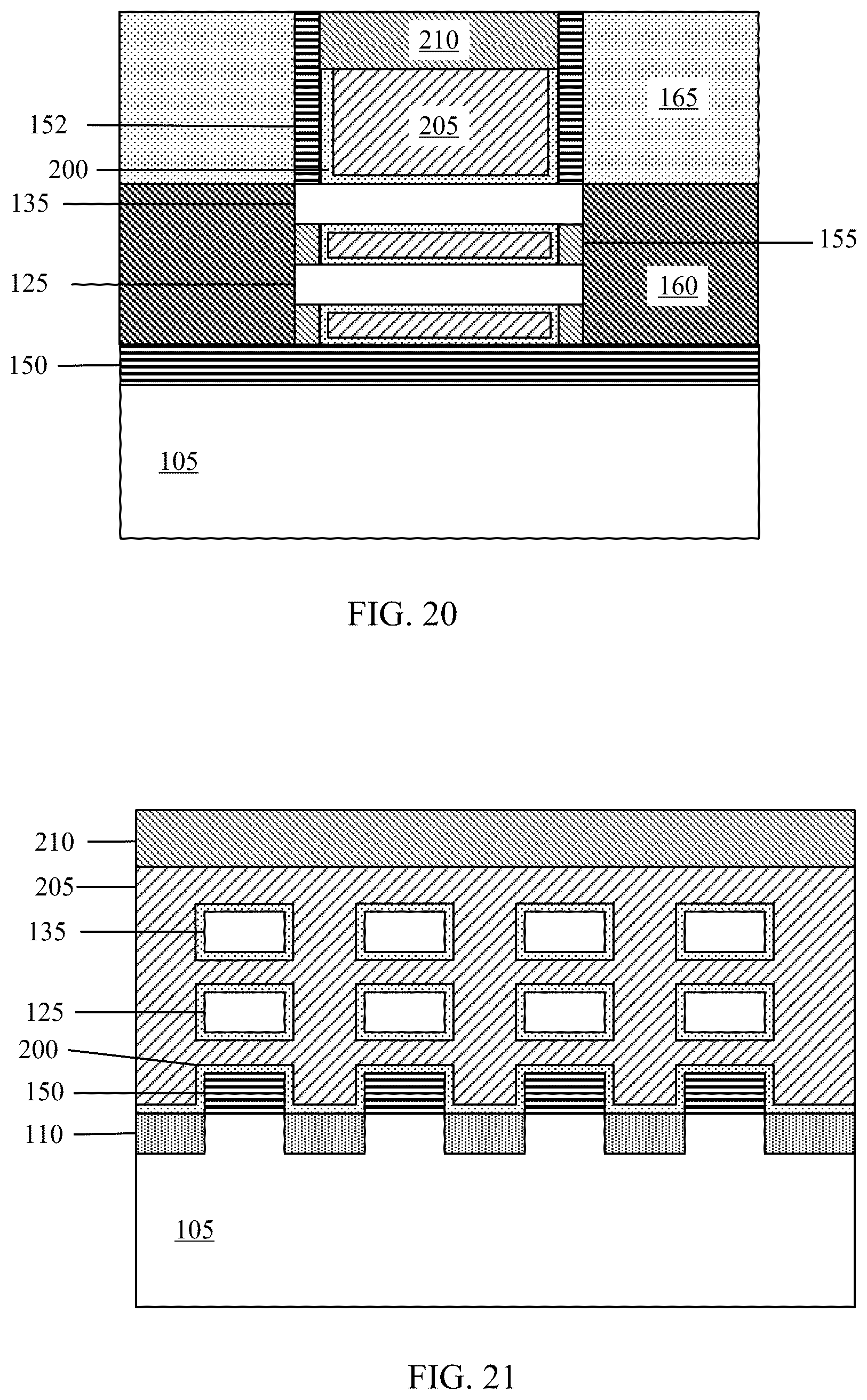 Patent US12426355 Figure 13 – Integration of stacked nanosheets and FINFET that overhangs a bottom spacer