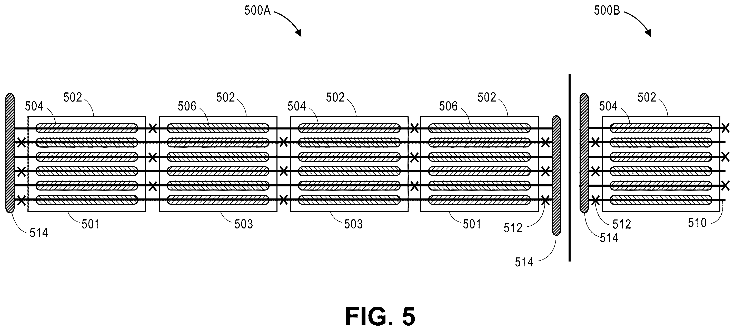Patent US12426382 Figure 8 – Wire-based metallization and stringing for solar cells