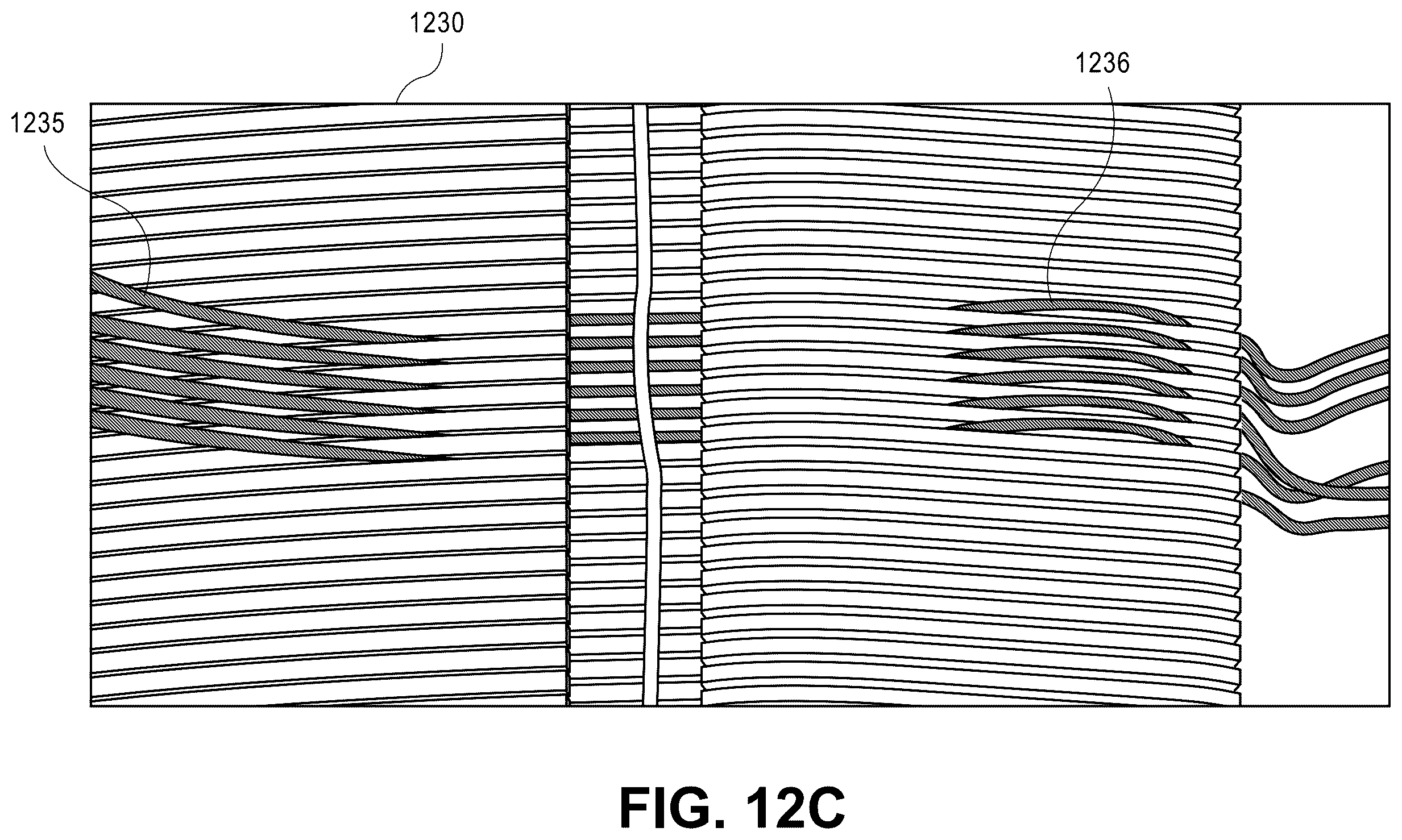 Patent US12426382 Figure 19 – Wire-based metallization and stringing for solar cells