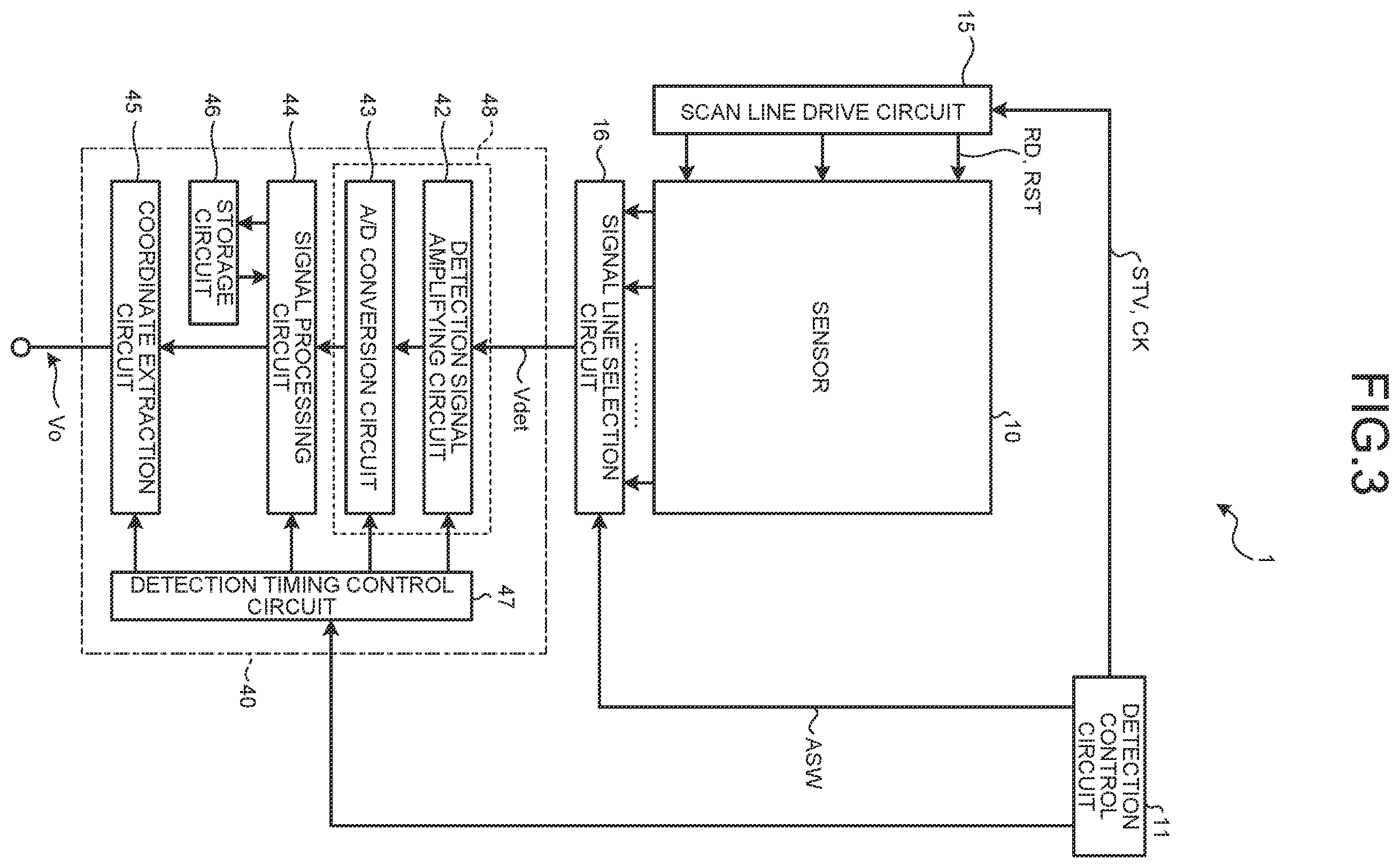 Patent US12426384 Figure 4 – Detection device, display device, and illumination device with detection function