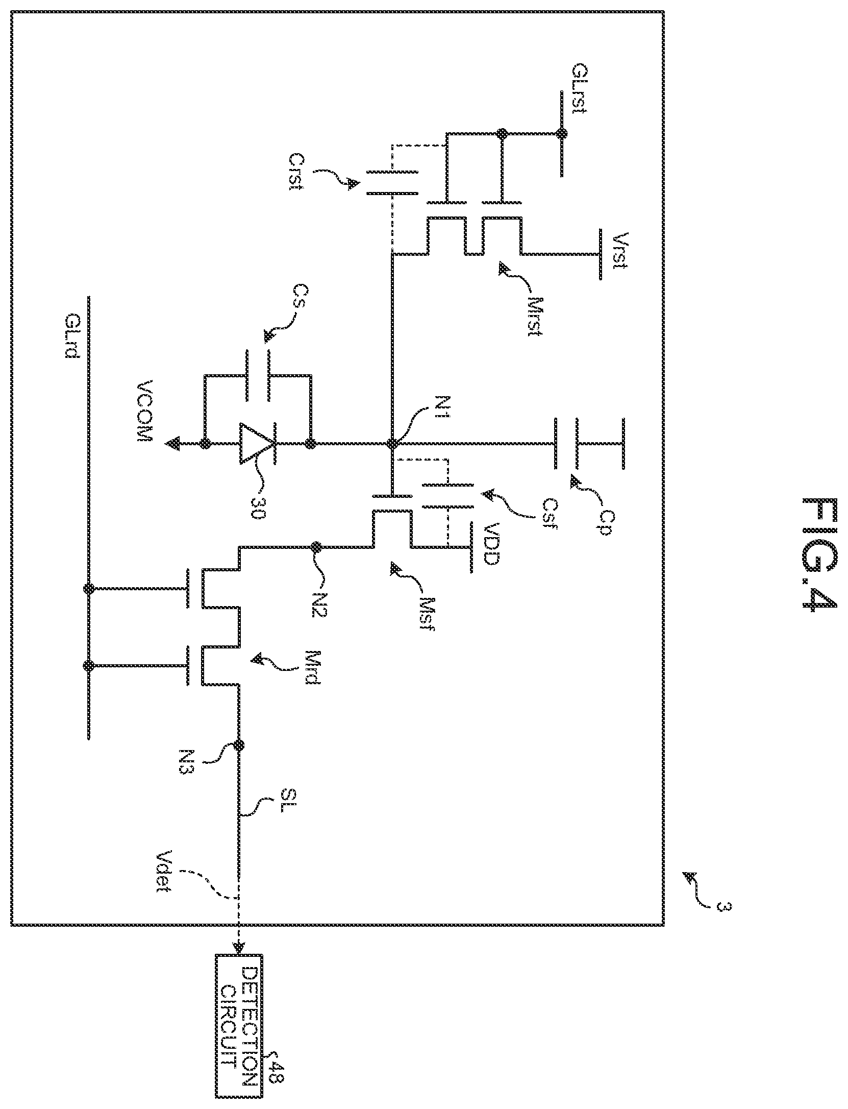 Patent US12426384 Figure 5 – Detection device, display device, and illumination device with detection function