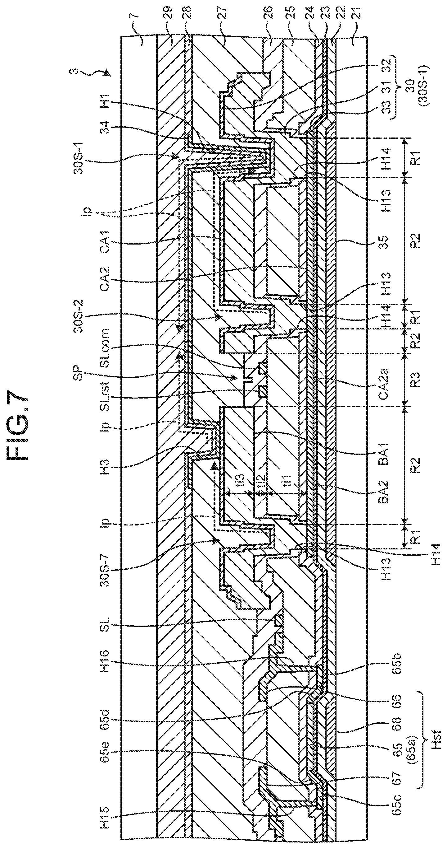 Patent US12426384 Figure 8 – Detection device, display device, and illumination device with detection function