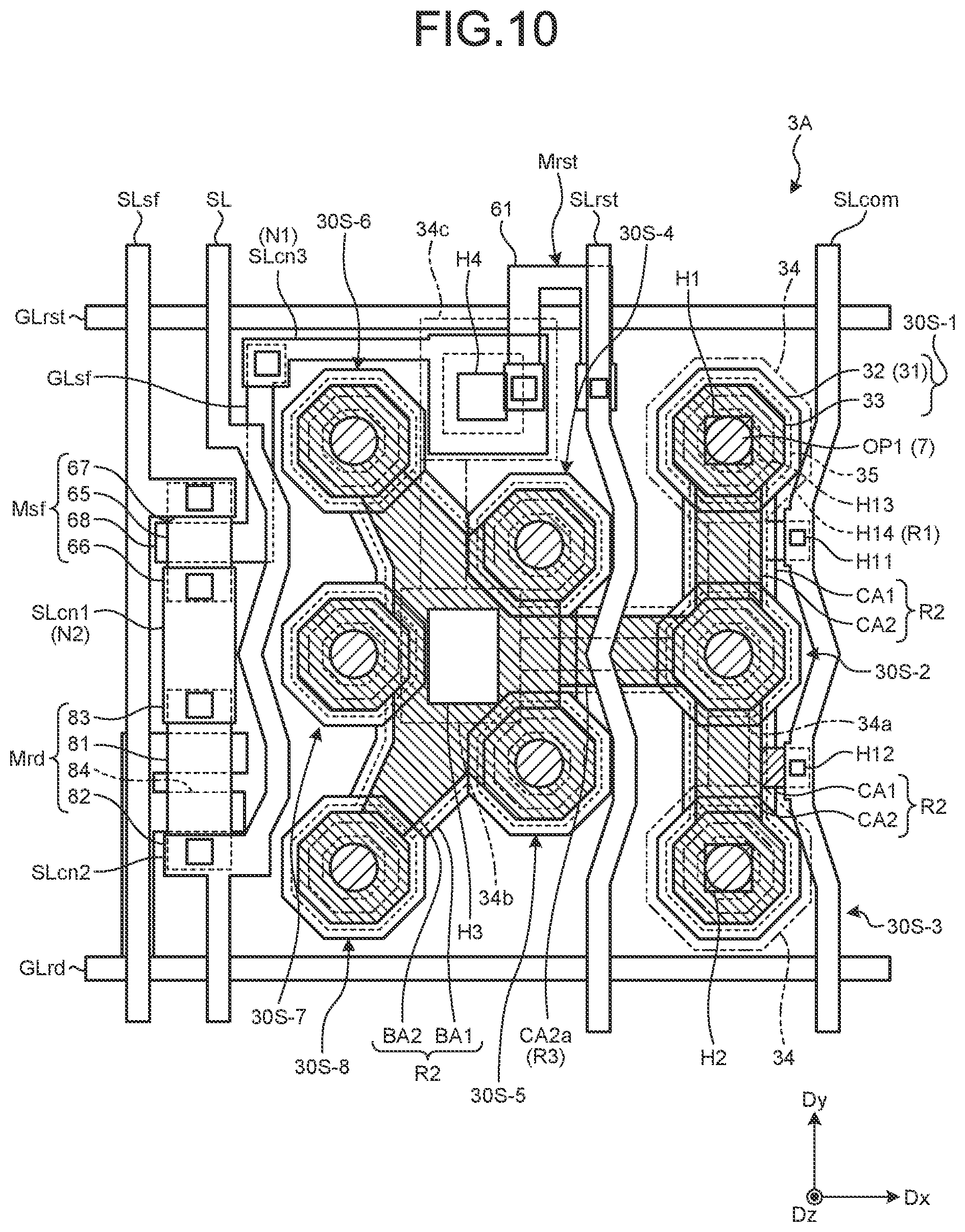 Patent US12426384 Figure 11 – Detection device, display device, and illumination device with detection function