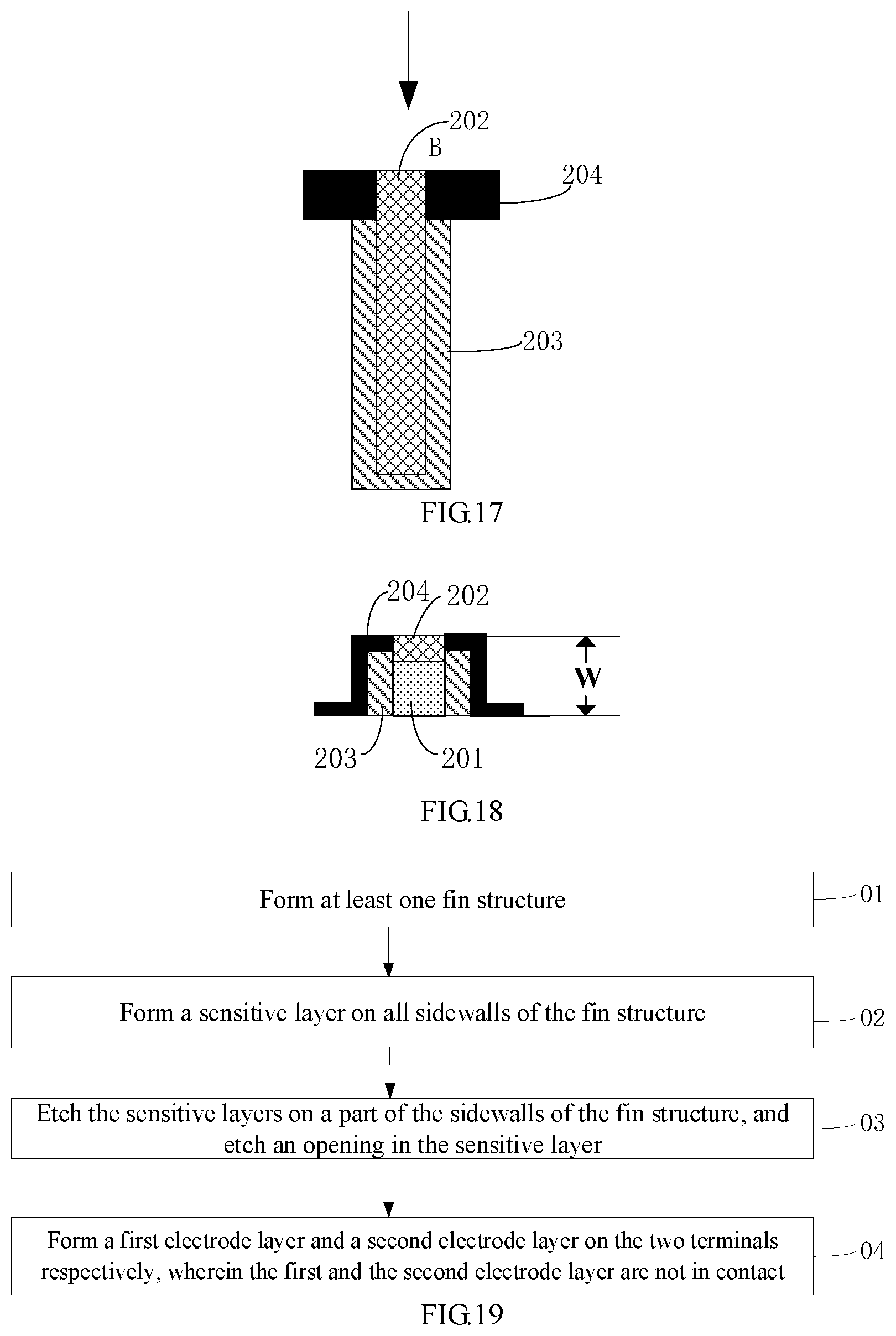 Patent US12426389 Figure 5 – Infrared detector having vertical sidewall sensitive layer and manufacturing method thereof