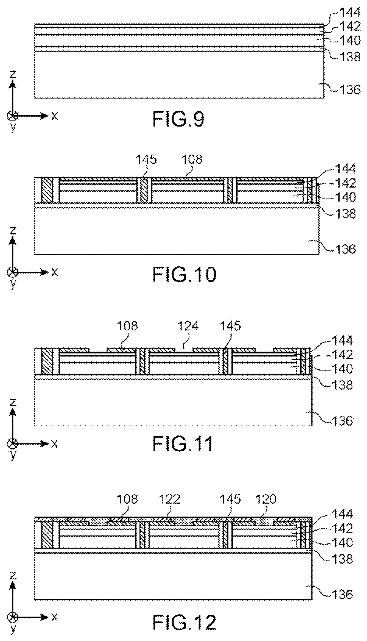 Patent US12426398 Figure 3 – Optoelectronic device with superimposed emissive and photodetector components