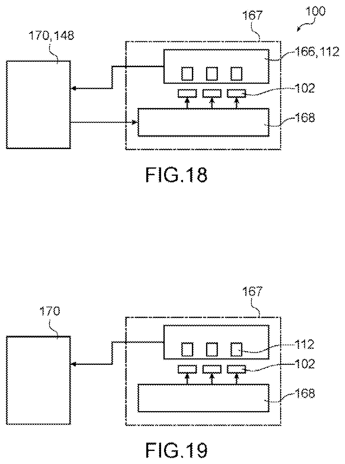 Patent US12426398 Figure 6 – Optoelectronic device with superimposed emissive and photodetector components