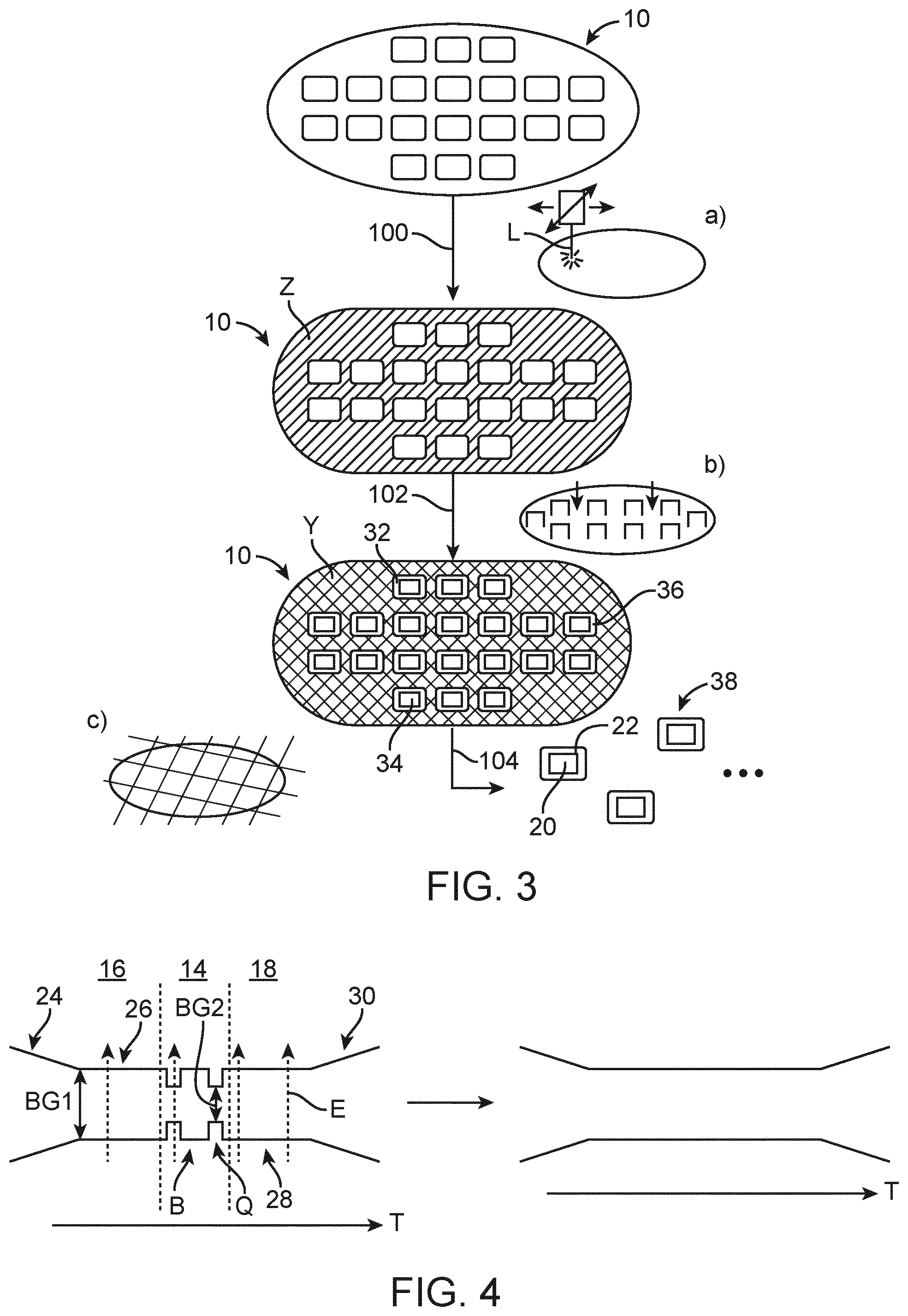 Patent US12426404 Figure 2 – Method of laser treatment of a semiconductor wafer comprising AlGaInP-LEDs to increase their light generating efficiency