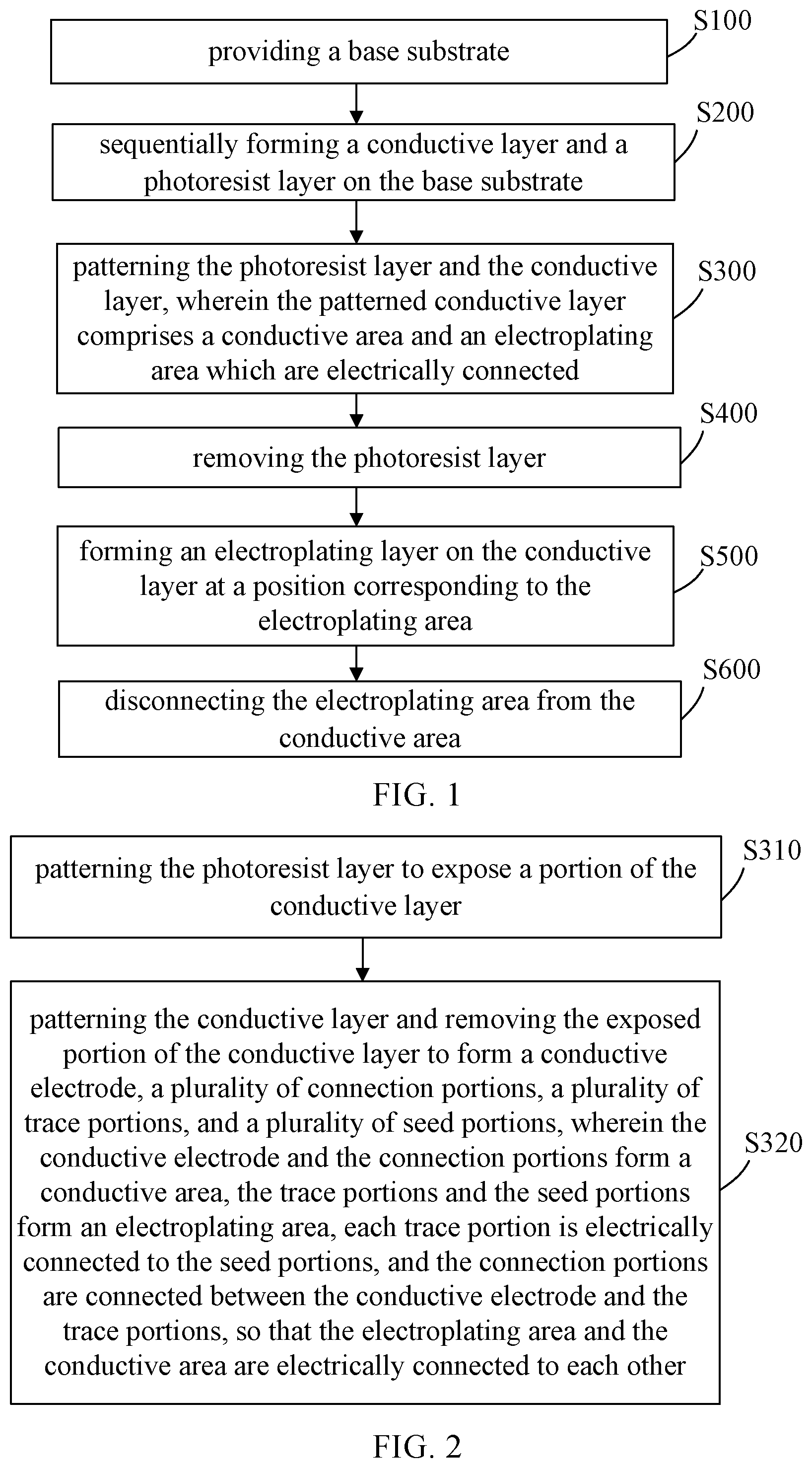 Patent US12426418 Figure 1 – Manufacturing method of array substrate, array substrate, and display panel