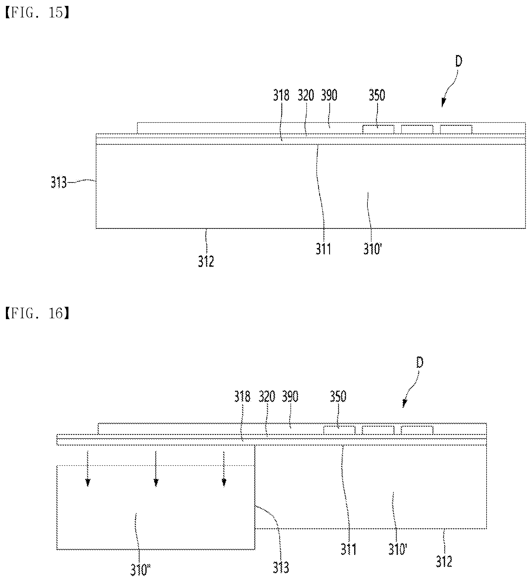 Patent US12426422 Figure 14 – Display device having support module on side surface of substrate