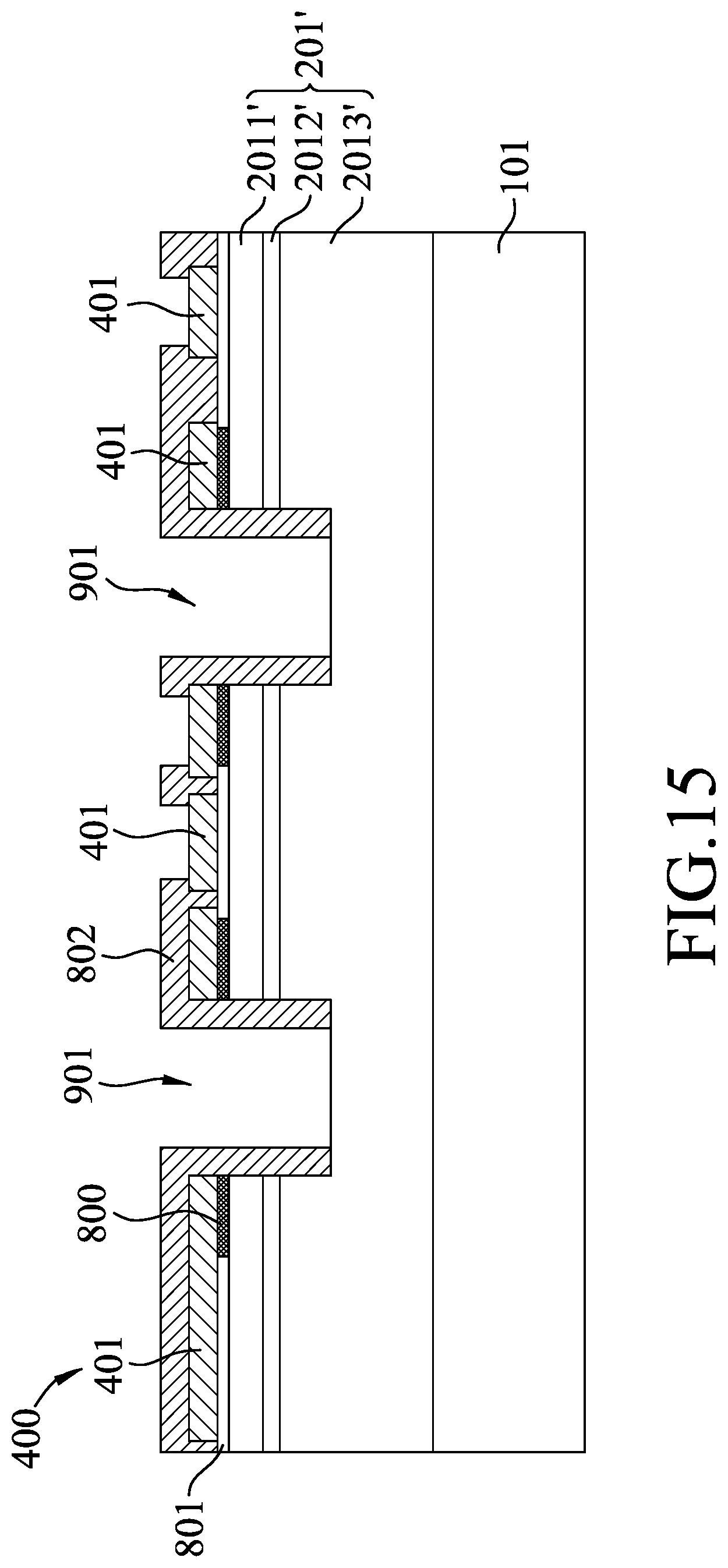 Patent US12426424 Figure 15 – Light-emitting device and method for making the same