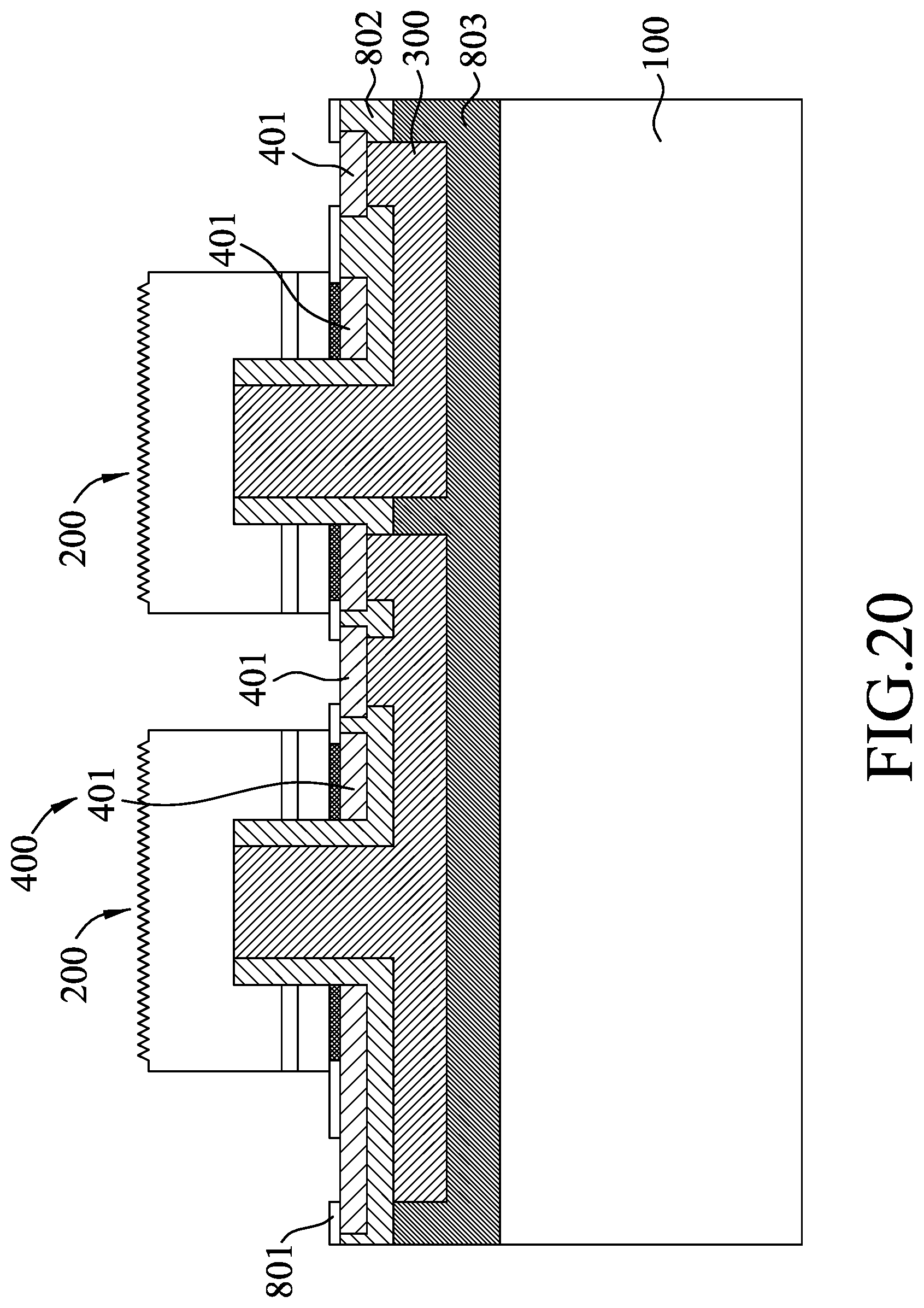 Patent US12426424 Figure 20 – Light-emitting device and method for making the same