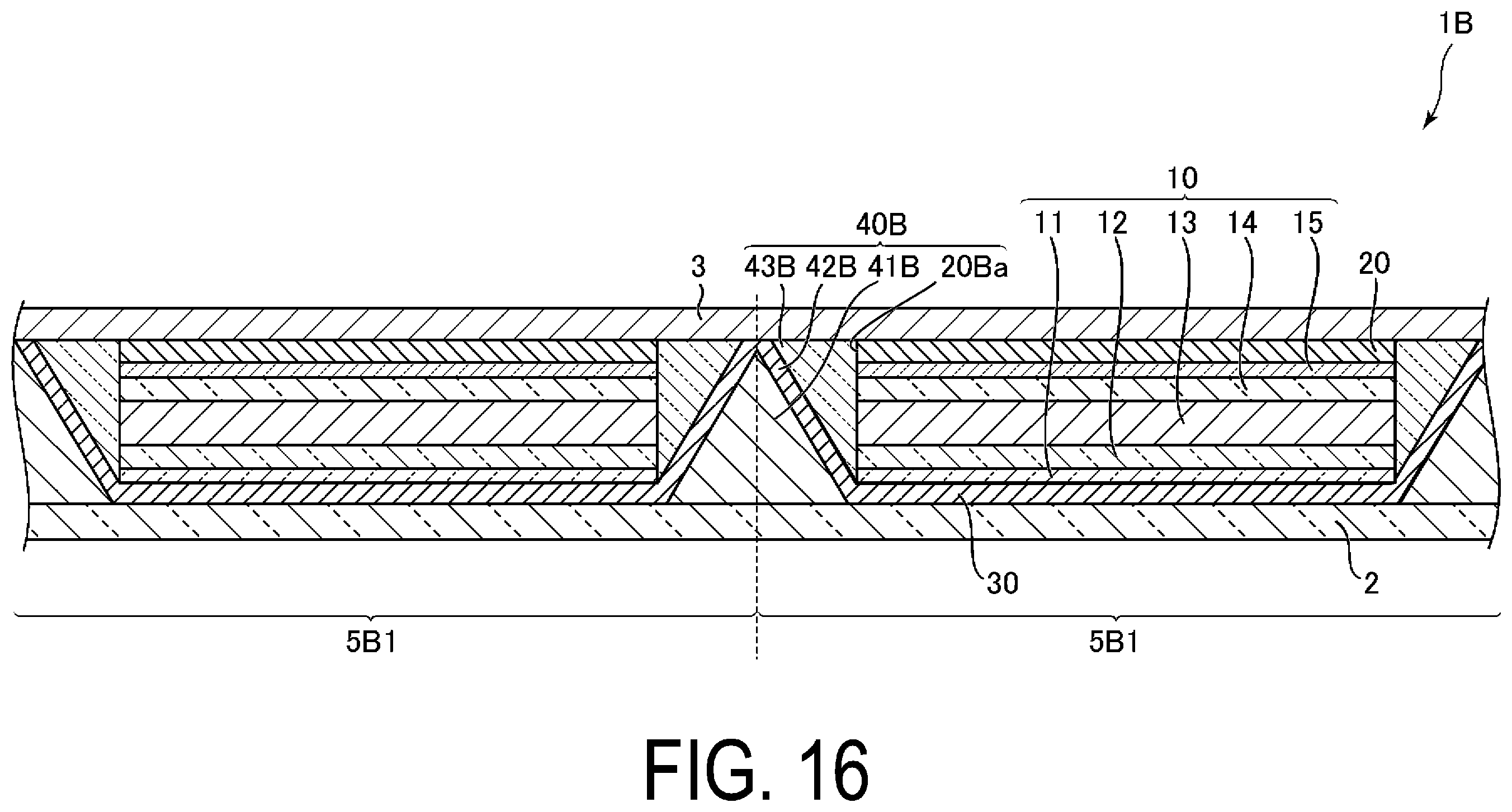 Patent US12426430 Figure 16 – Display device that improves light extraction efficiency from light emitting element by functioning as a mirror
