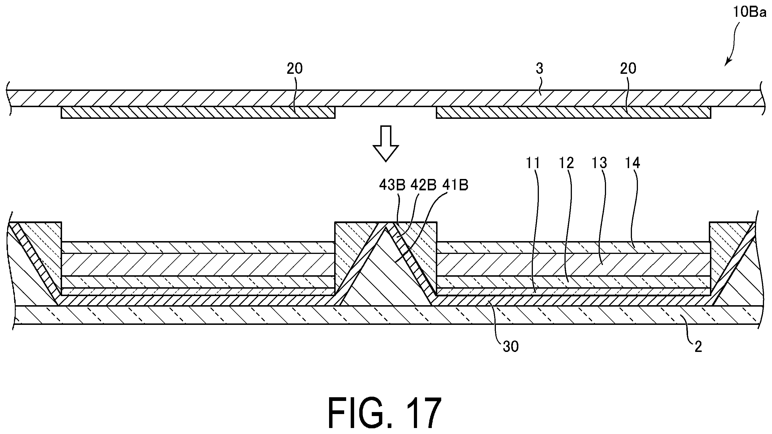 Patent US12426430 Figure 17 – Display device that improves light extraction efficiency from light emitting element by functioning as a mirror