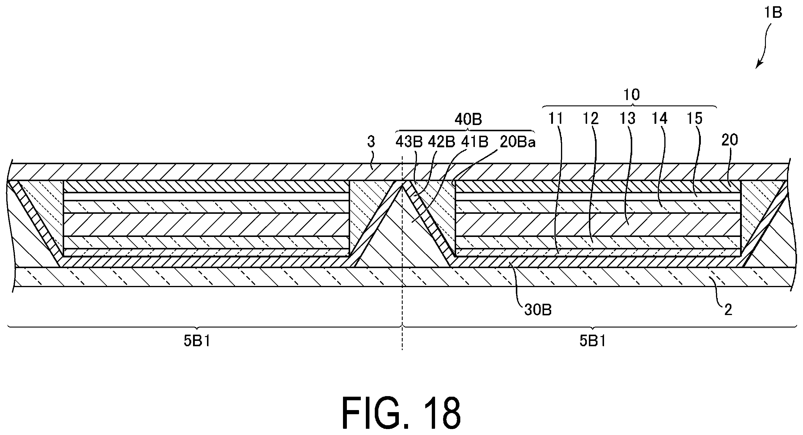 Patent US12426430 Figure 18 – Display device that improves light extraction efficiency from light emitting element by functioning as a mirror