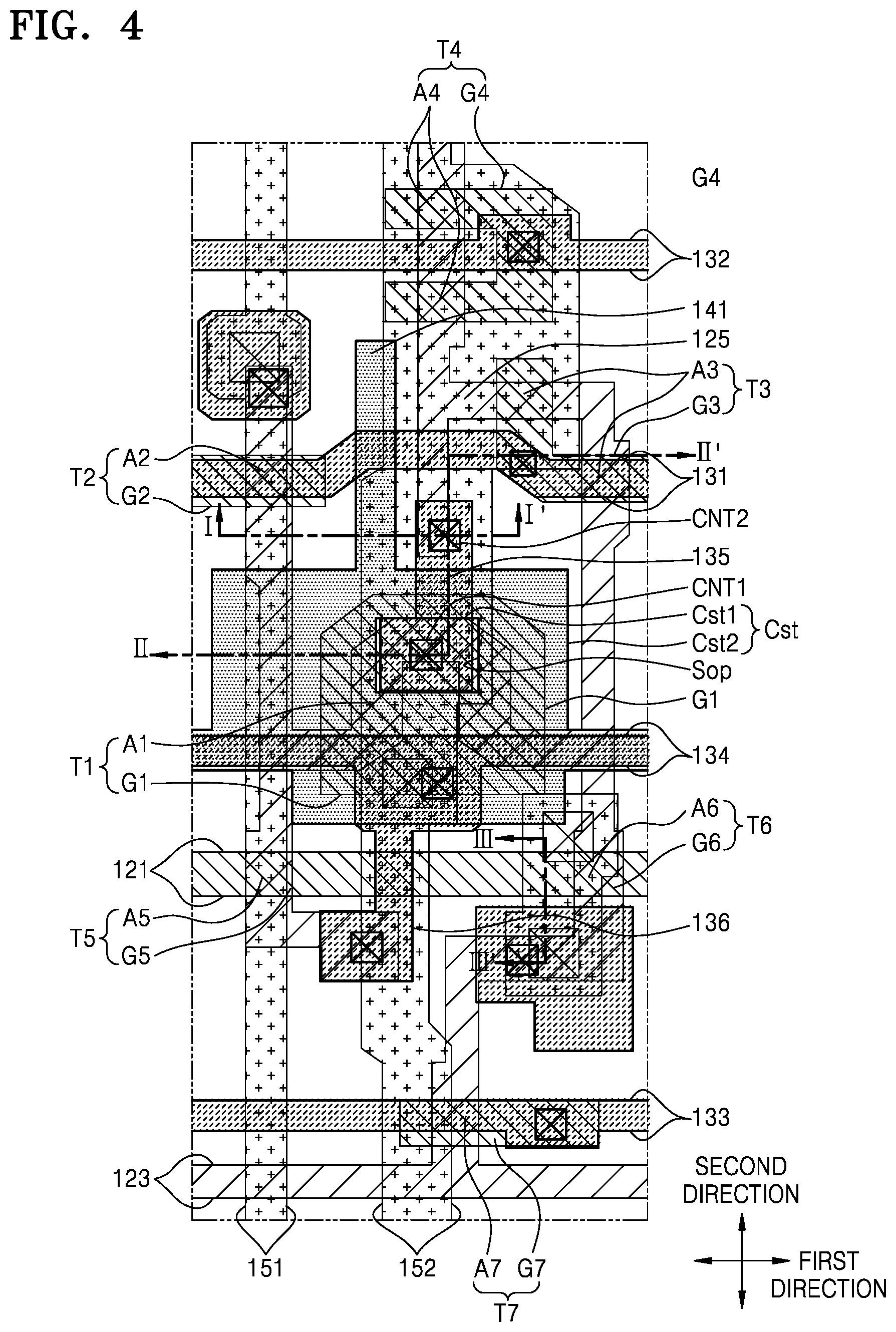 Patent US12426451 Figure 4 – Display apparatus including a shielding conductive layer