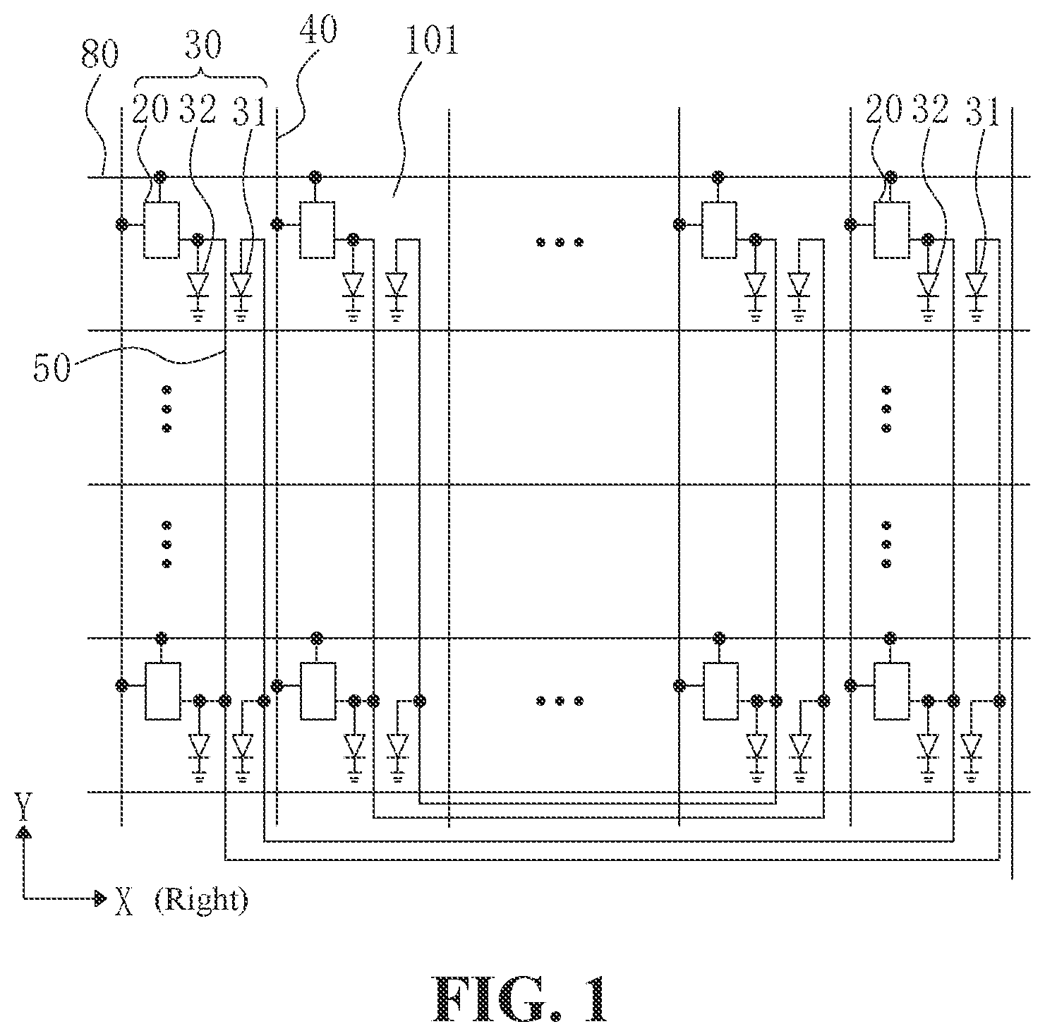Patent US12426453 Figure 1 – Double-sided display panel and display device