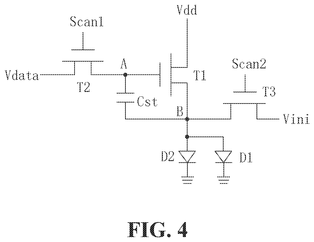 Patent US12426453 Figure 4 – Double-sided display panel and display device