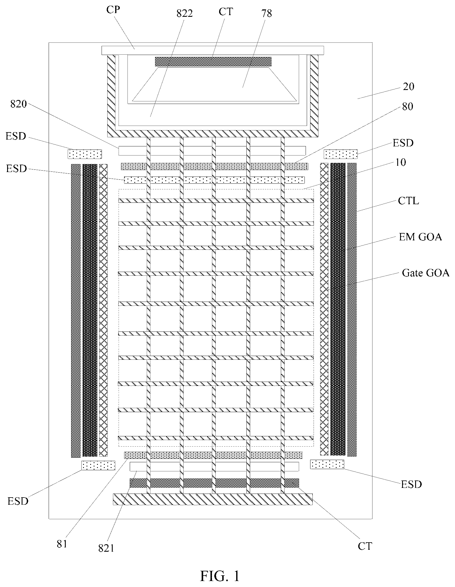 Patent US12426454 Figure 1 – Display substrate and display device