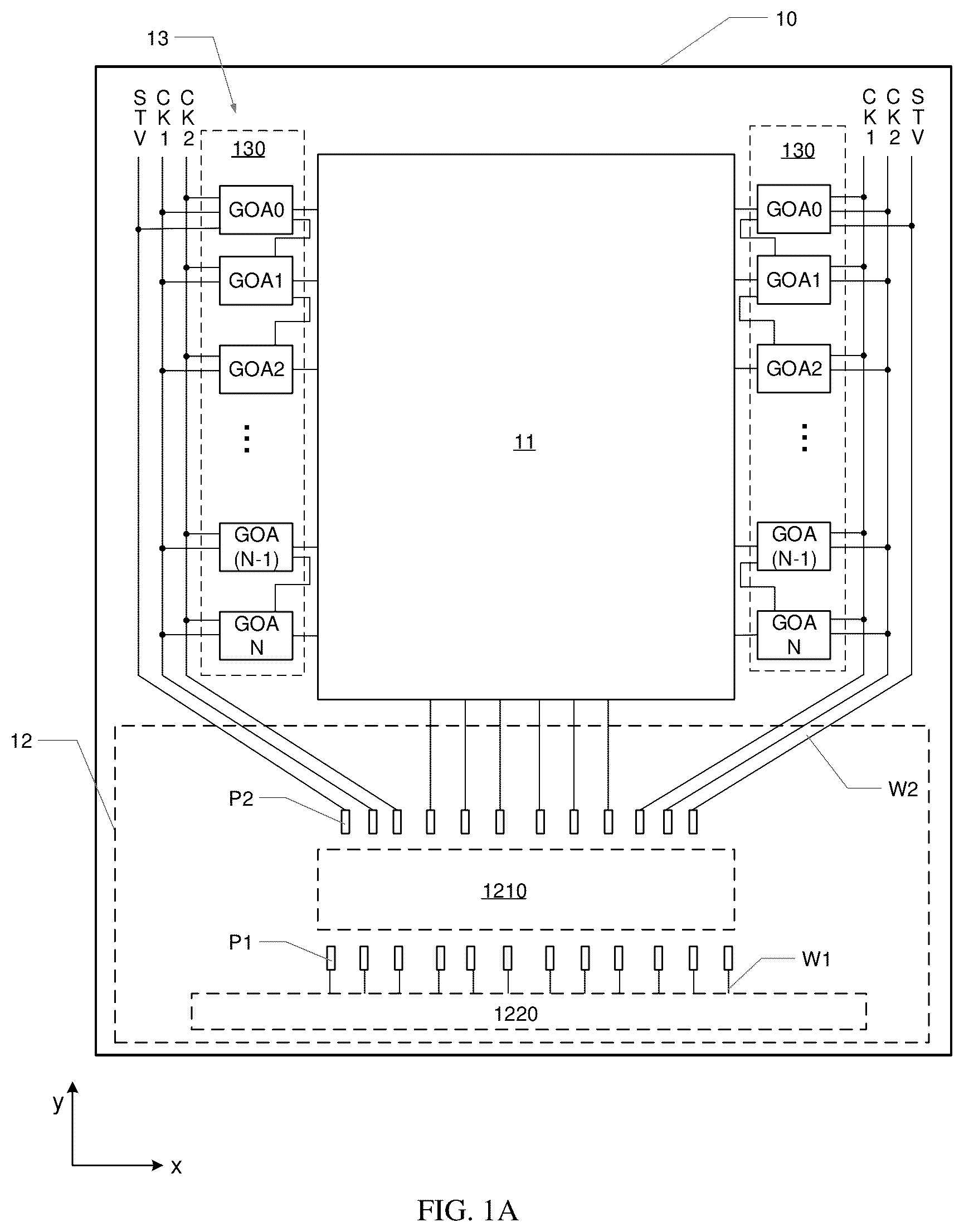 Patent US12426459 Figure 1 – Display substrate, method of manufacturing the display substrate, and display device
