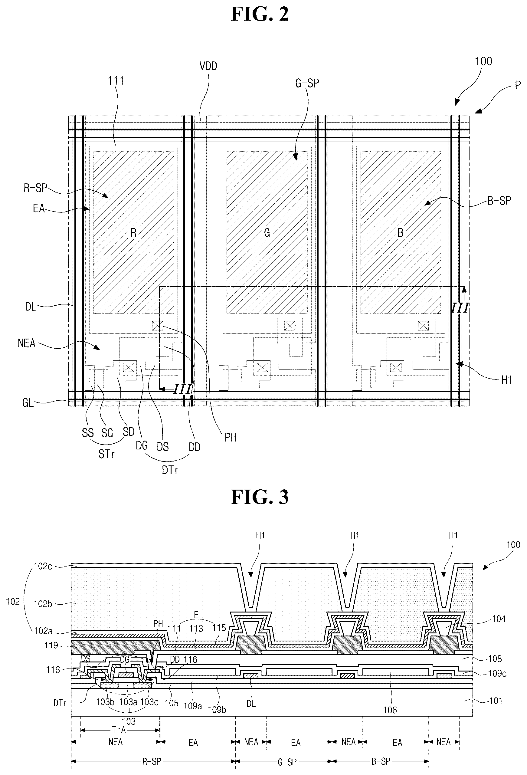 Patent US12426468 Figure 3 – Organic light emitting diode device