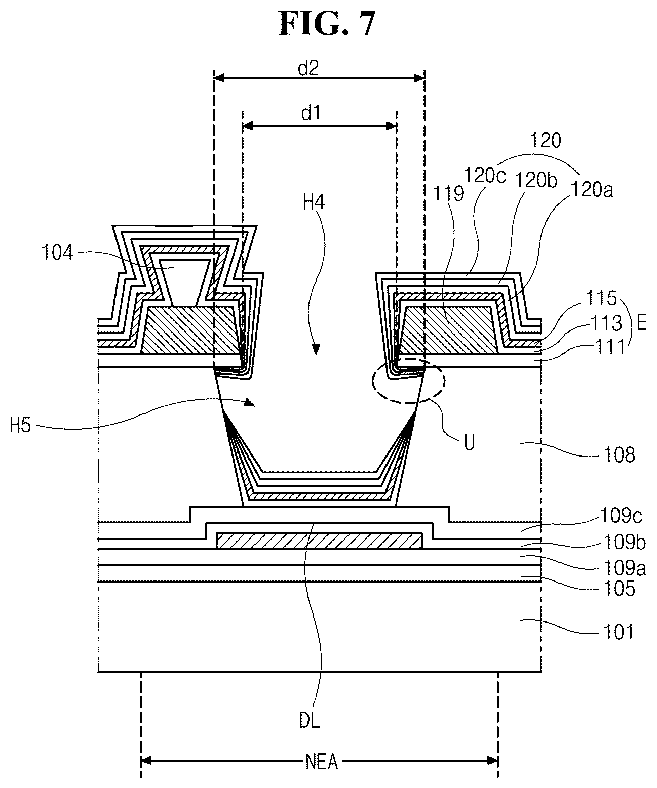 Patent US12426468 Figure 6 – Organic light emitting diode device