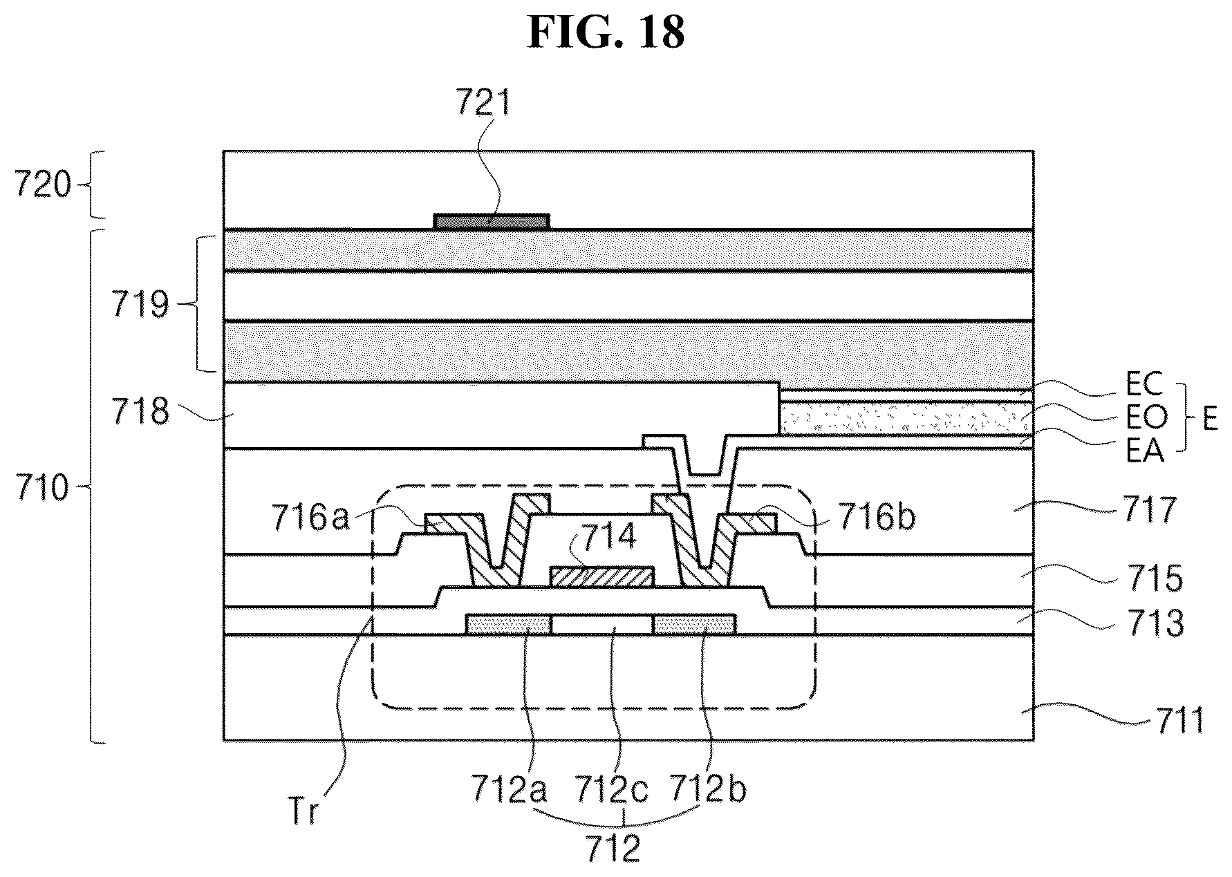 Patent US12426468 Figure 14 – Organic light emitting diode device