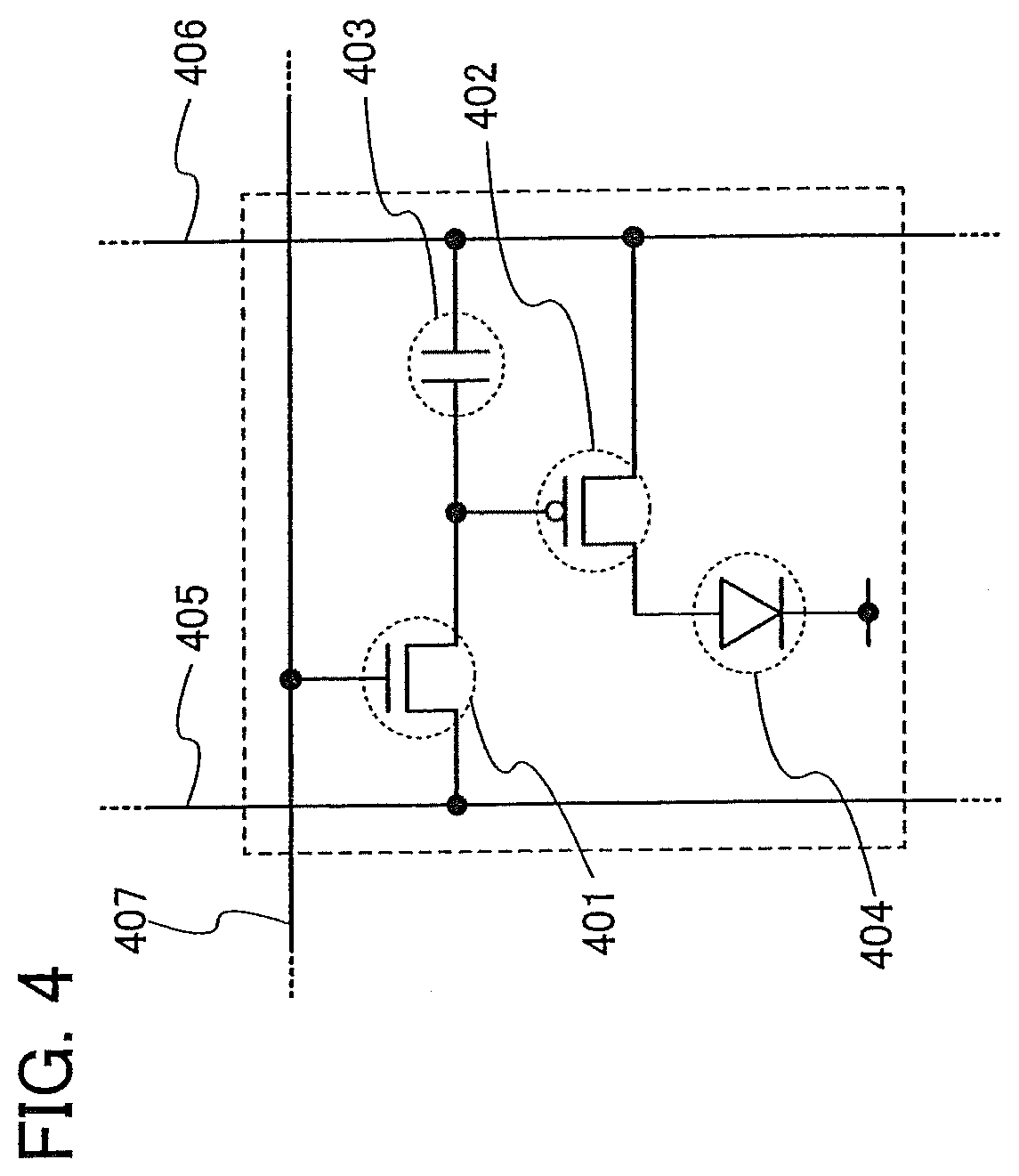 Patent US12426469 Figure 4 – Display device and electronic device