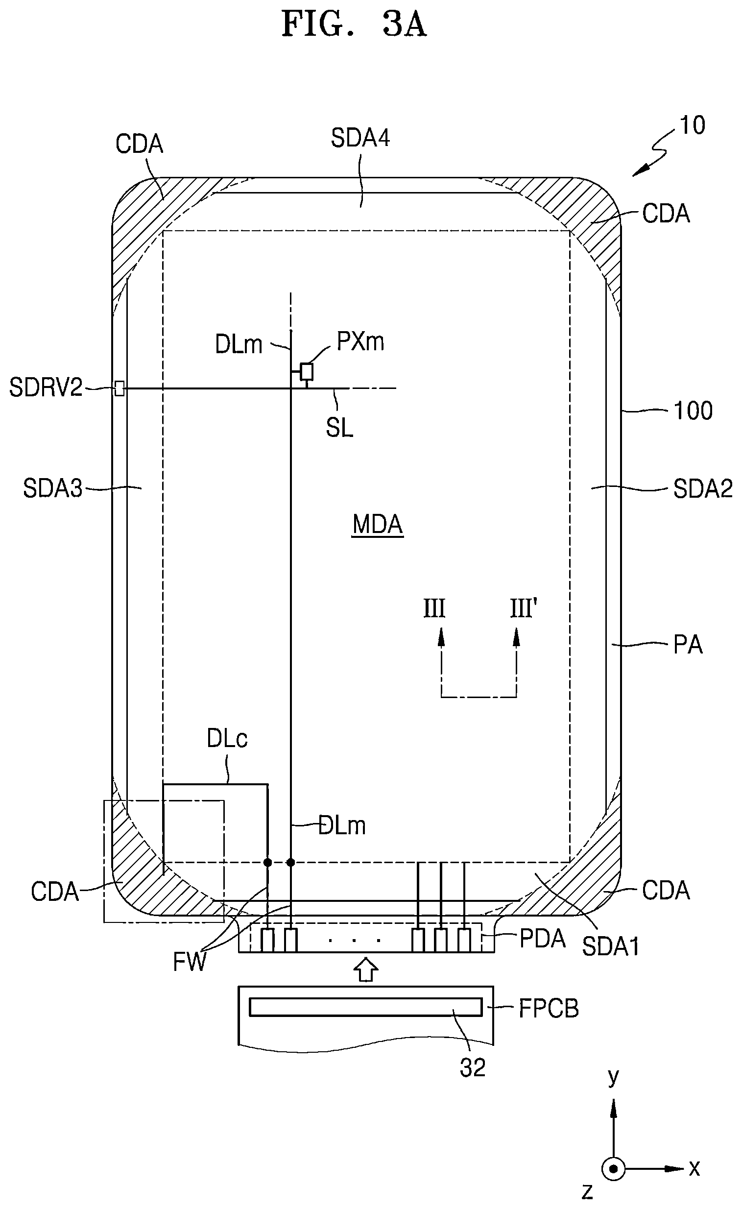 Patent US12426471 Figure 3 – Display panel and display apparatus including the same