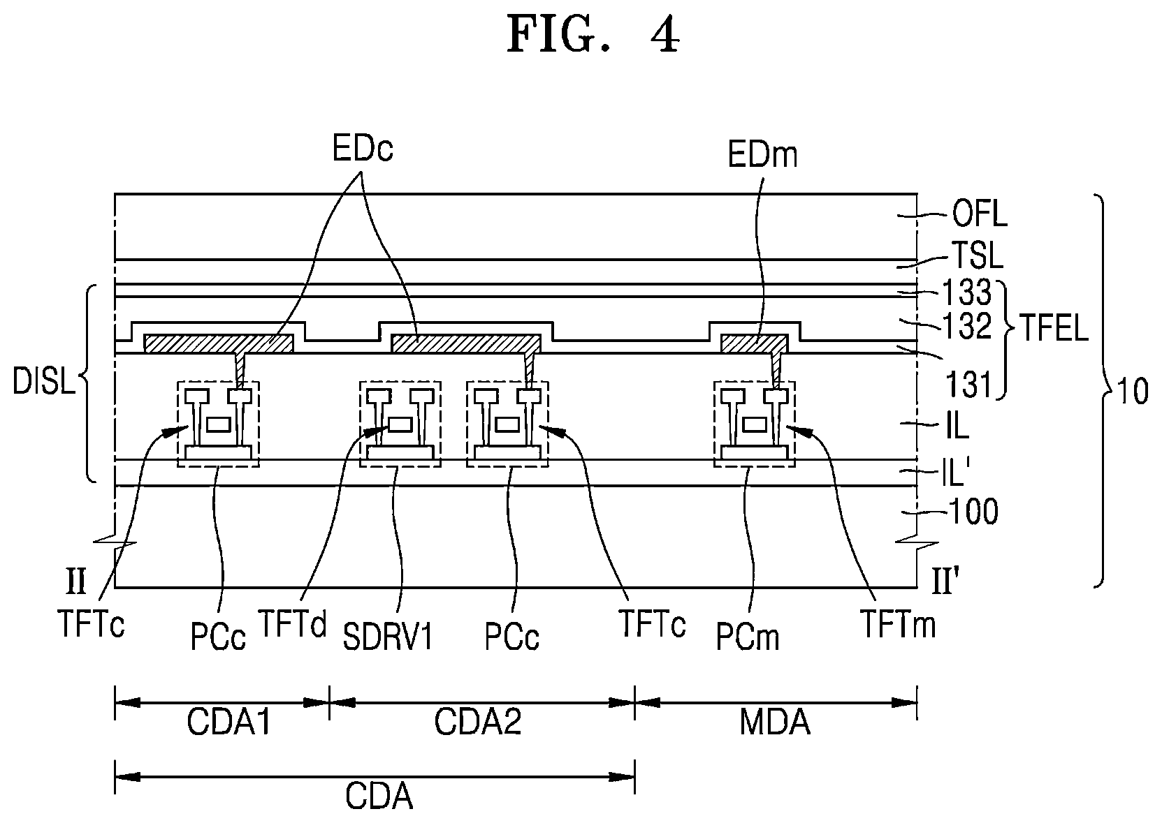 Patent US12426471 Figure 5 – Display panel and display apparatus including the same