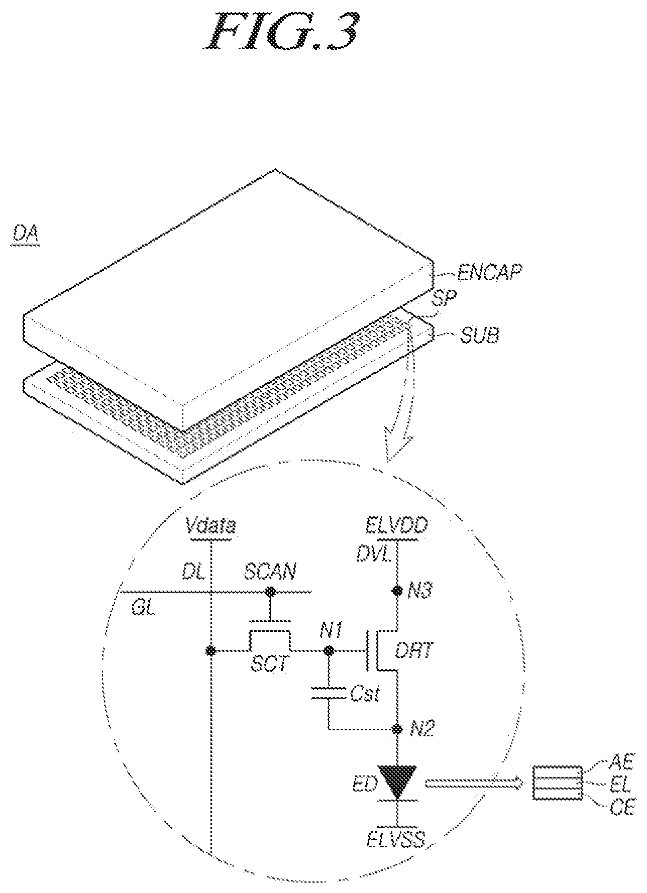 Patent US12426475 Figure 6 – Display device