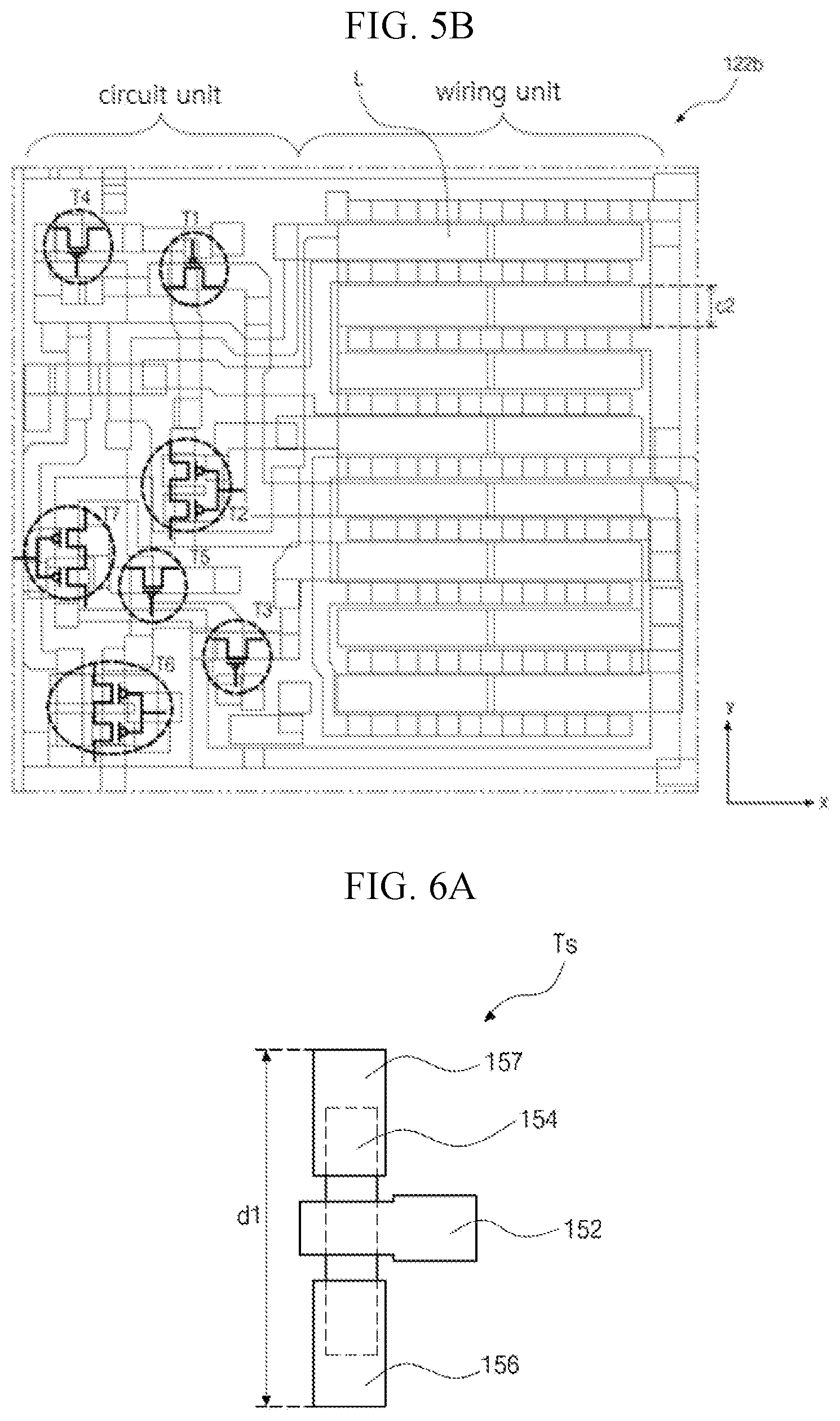 Patent US12426491 Figure 6 – GIP layout for folding display
