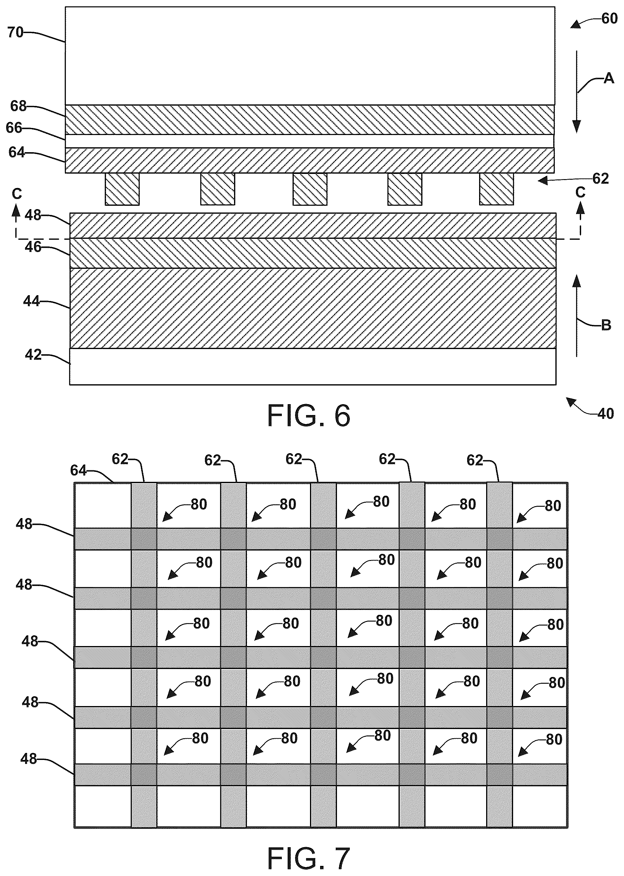 Patent US12426504 Figure 4 – Solid-state cooler device with grid point contacts