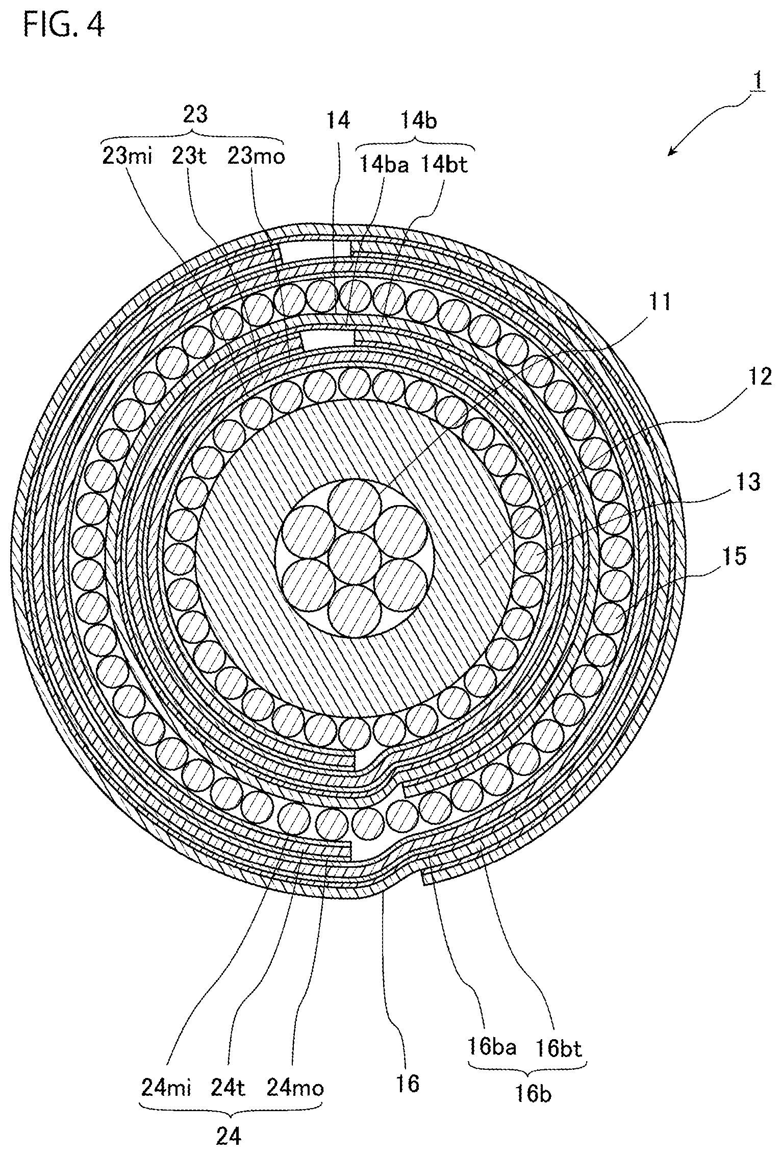 Patent US12426508 Figure 4 – Piezoelectric coaxial sensor