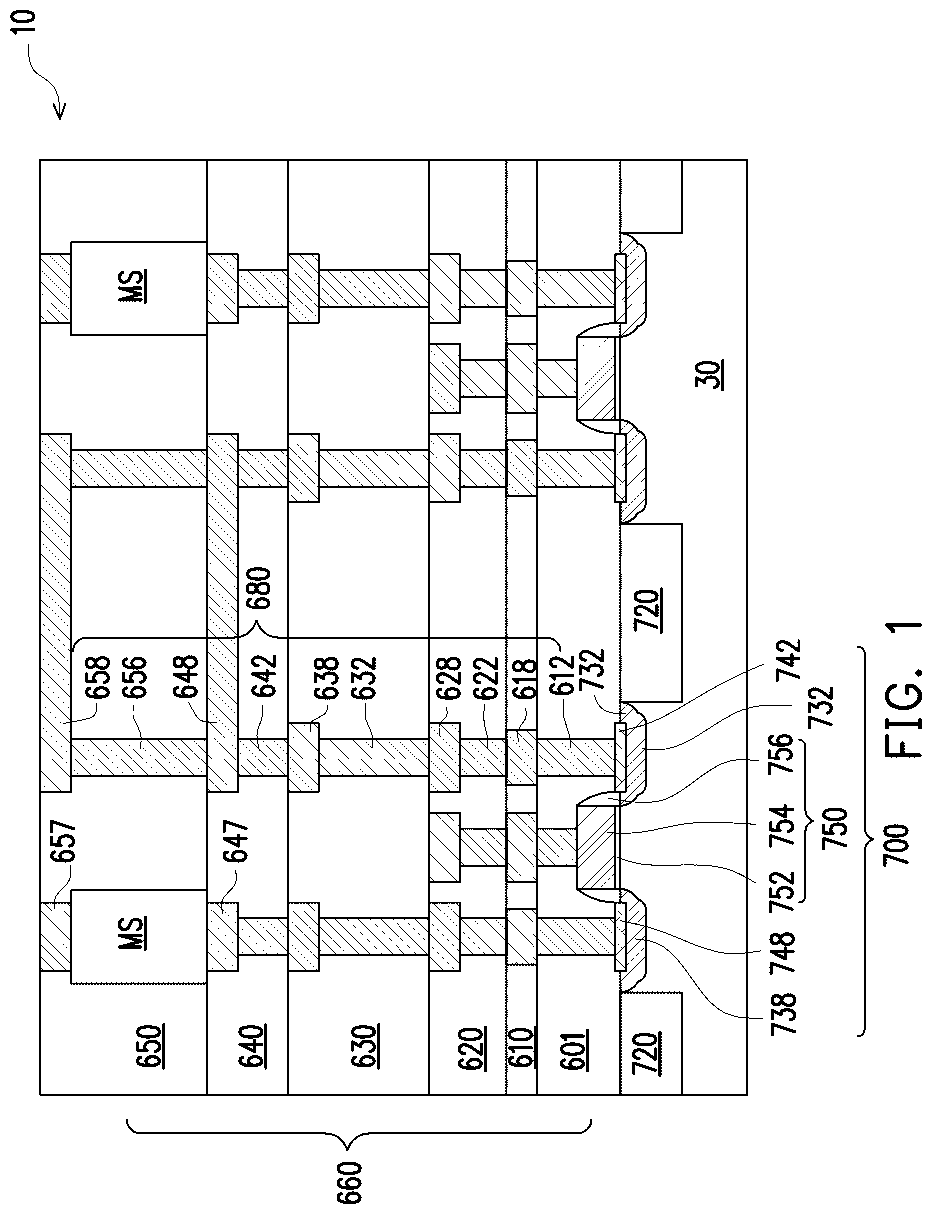 Patent US12426519 — Memory devices — Figure 1