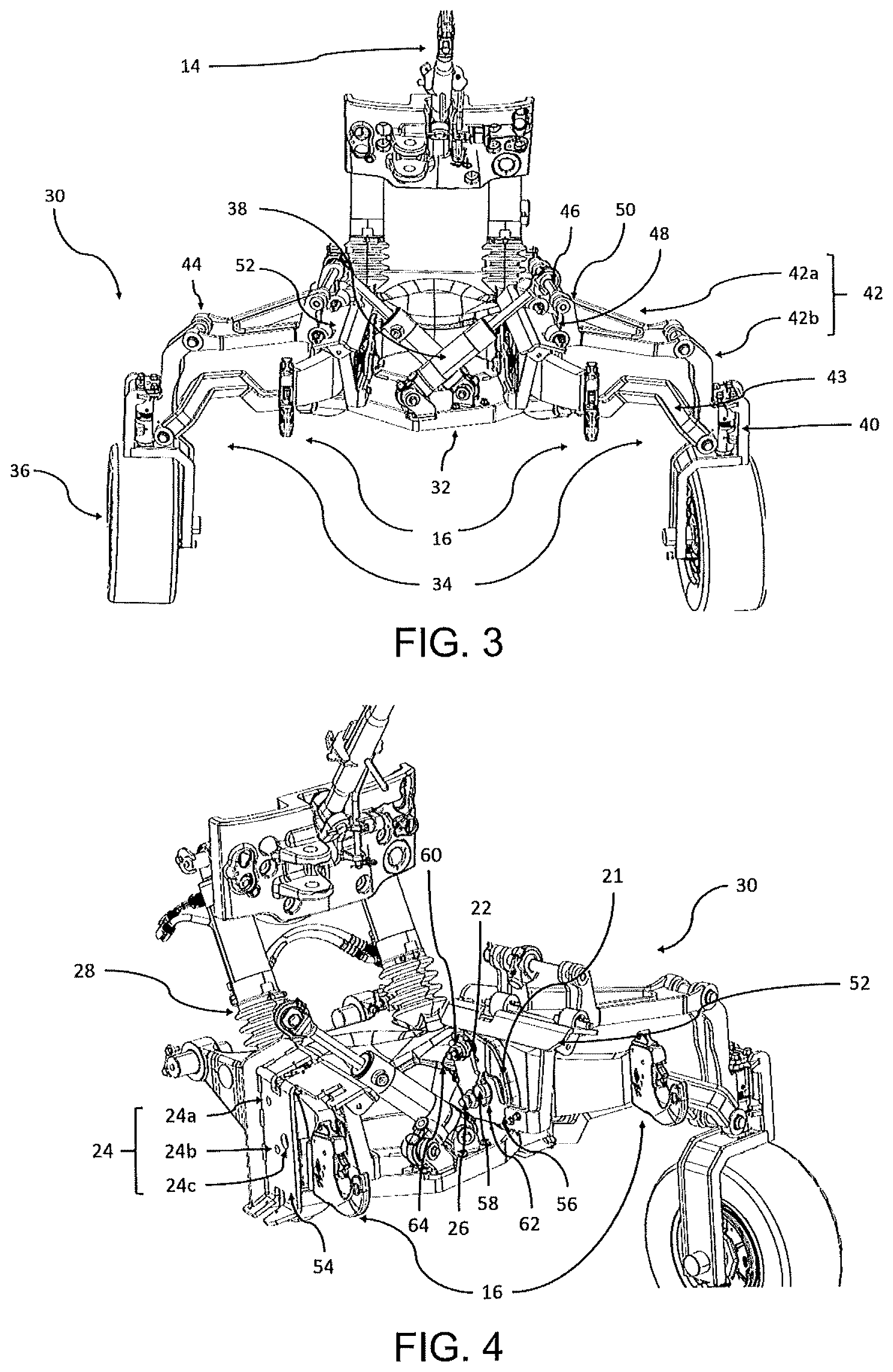 Patent US12426525 Figure 2 – Agricultural machine with additional axle
