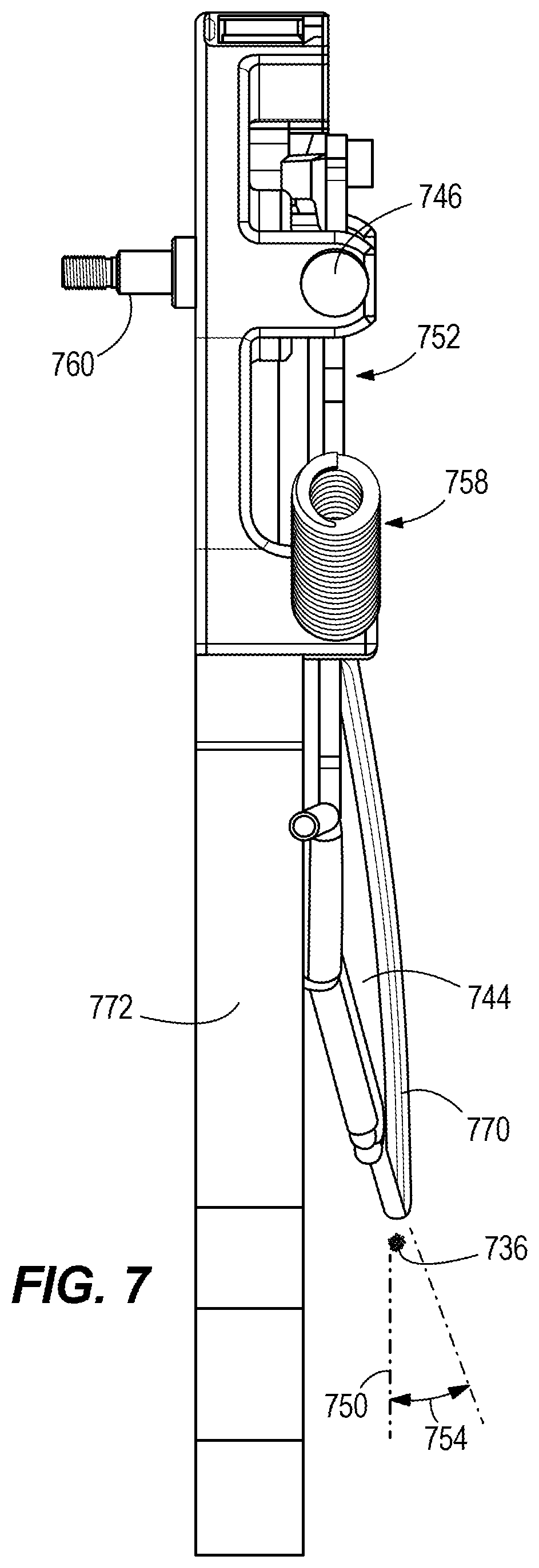 Patent US12426530 Figure 8 – Systems, methods, and apparatus for placement of starter fertilizer