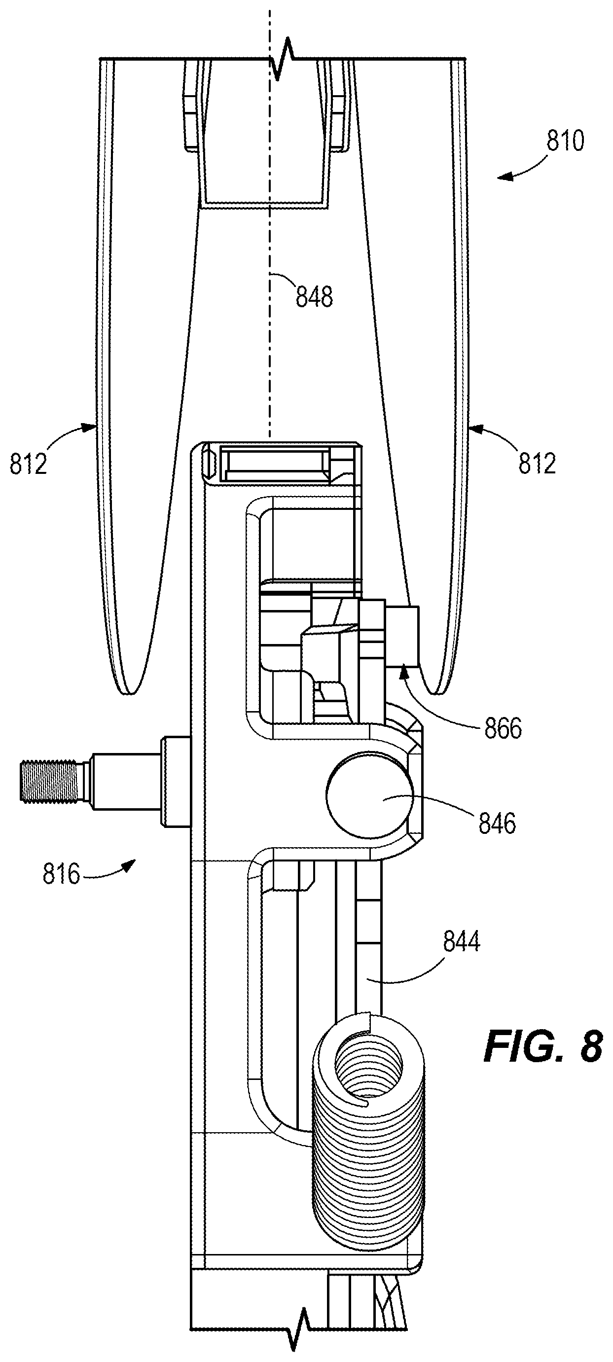 Patent US12426530 Figure 9 – Systems, methods, and apparatus for placement of starter fertilizer