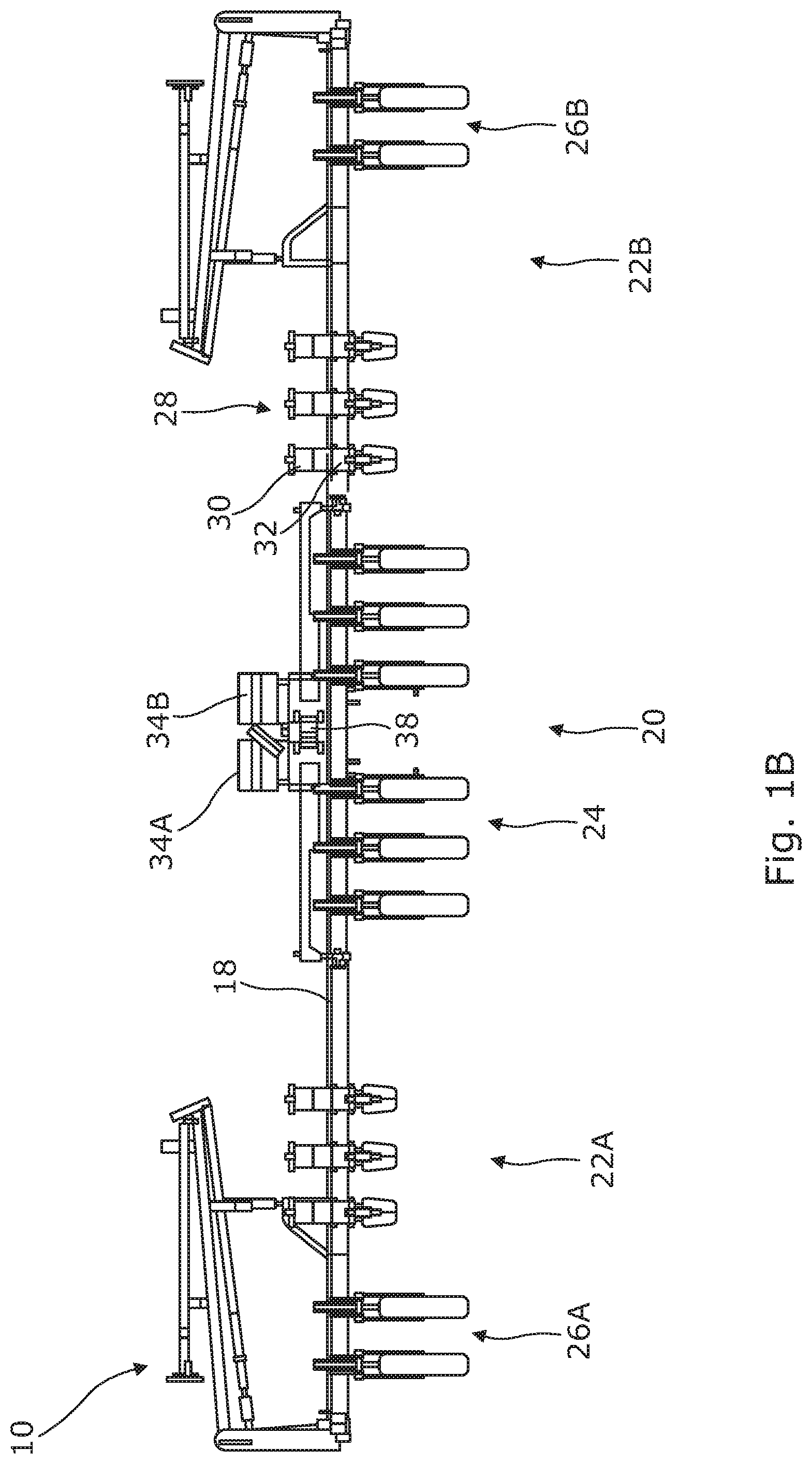 Patent US12426531 Figure 2 – Central filling system and method for an agricultural application implement