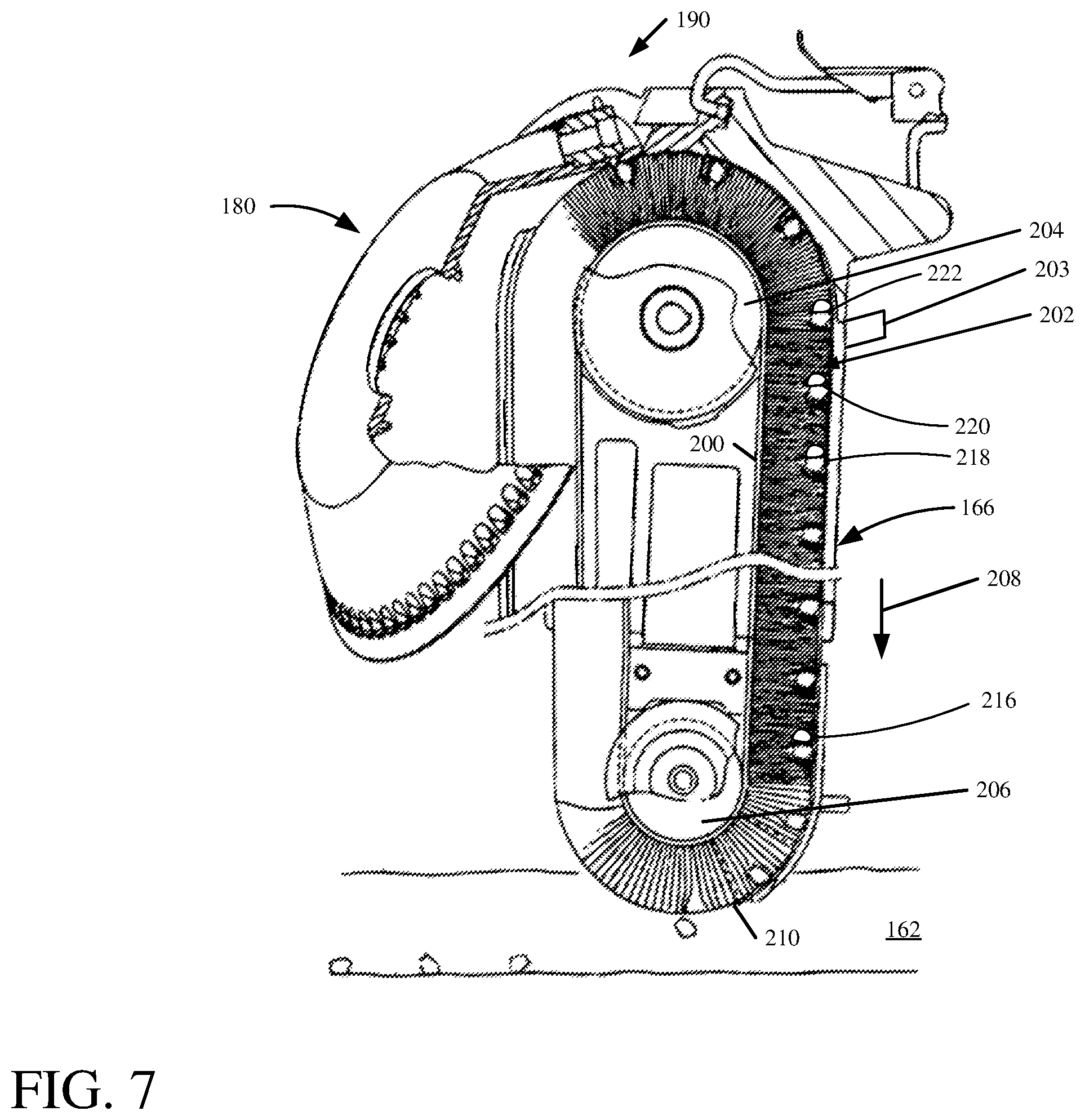 Patent US12426532 Figure 7 – Planting characteristic detection and control using a seed sensor