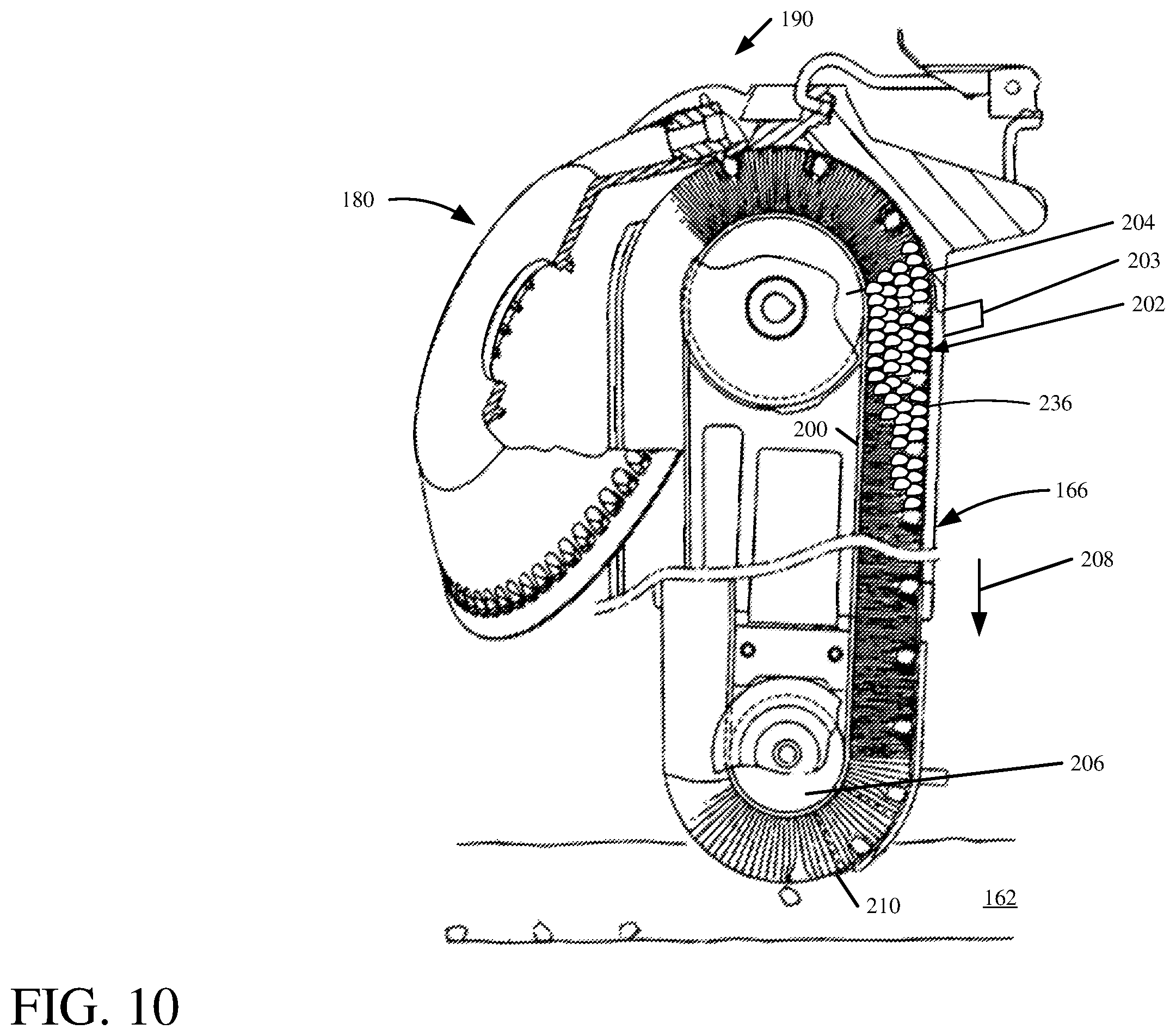 Patent US12426532 Figure 10 – Planting characteristic detection and control using a seed sensor