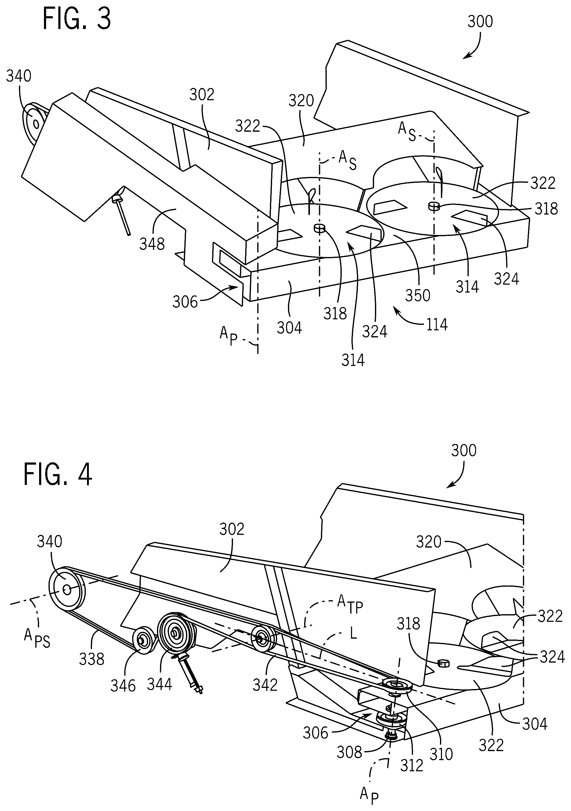 Patent US12426538 Figure 2 – Swing-out spreader for agricultural combines