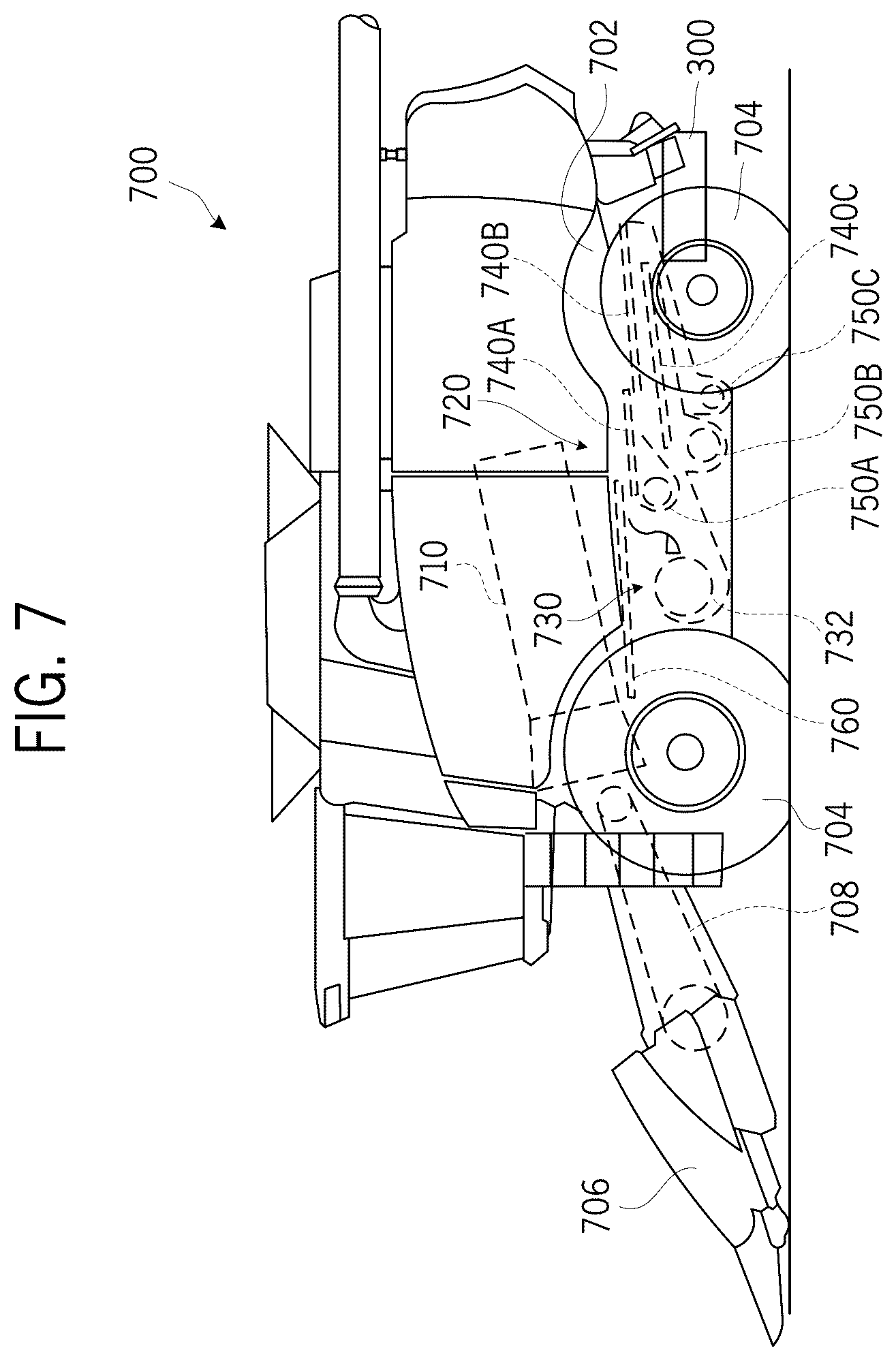 Patent US12426538 Figure 4 – Swing-out spreader for agricultural combines