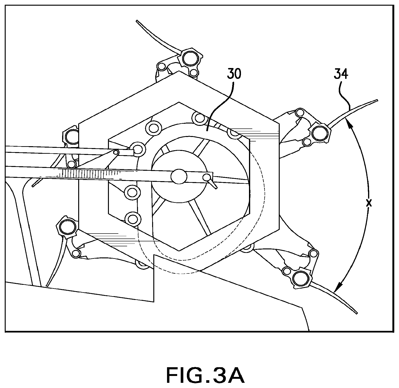 Patent US12426541 Figure 3 – Harvesting cam reel with convertible transport mode