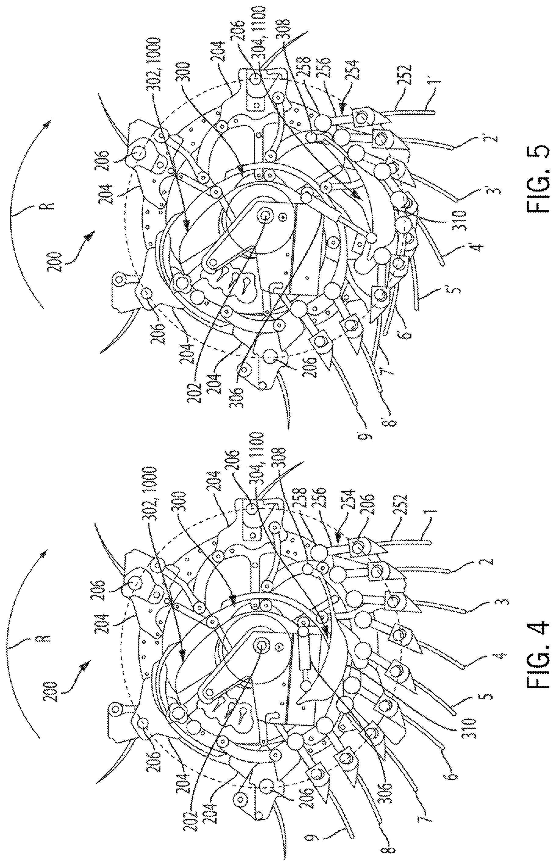 Patent US12426542 Figure 4 – Harvester reel having adjustable tine bars and method for resetting same