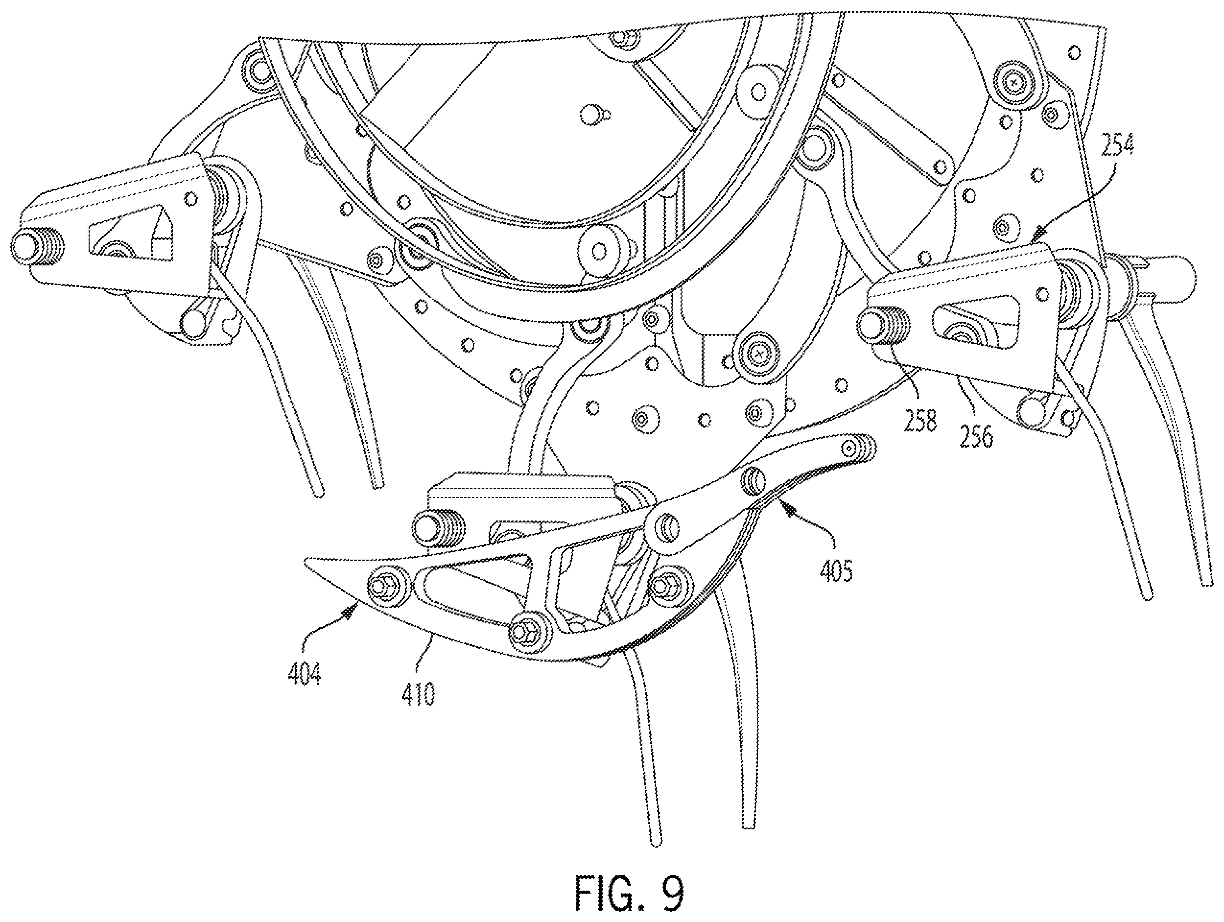 Patent US12426542 Figure 7 – Harvester reel having adjustable tine bars and method for resetting same